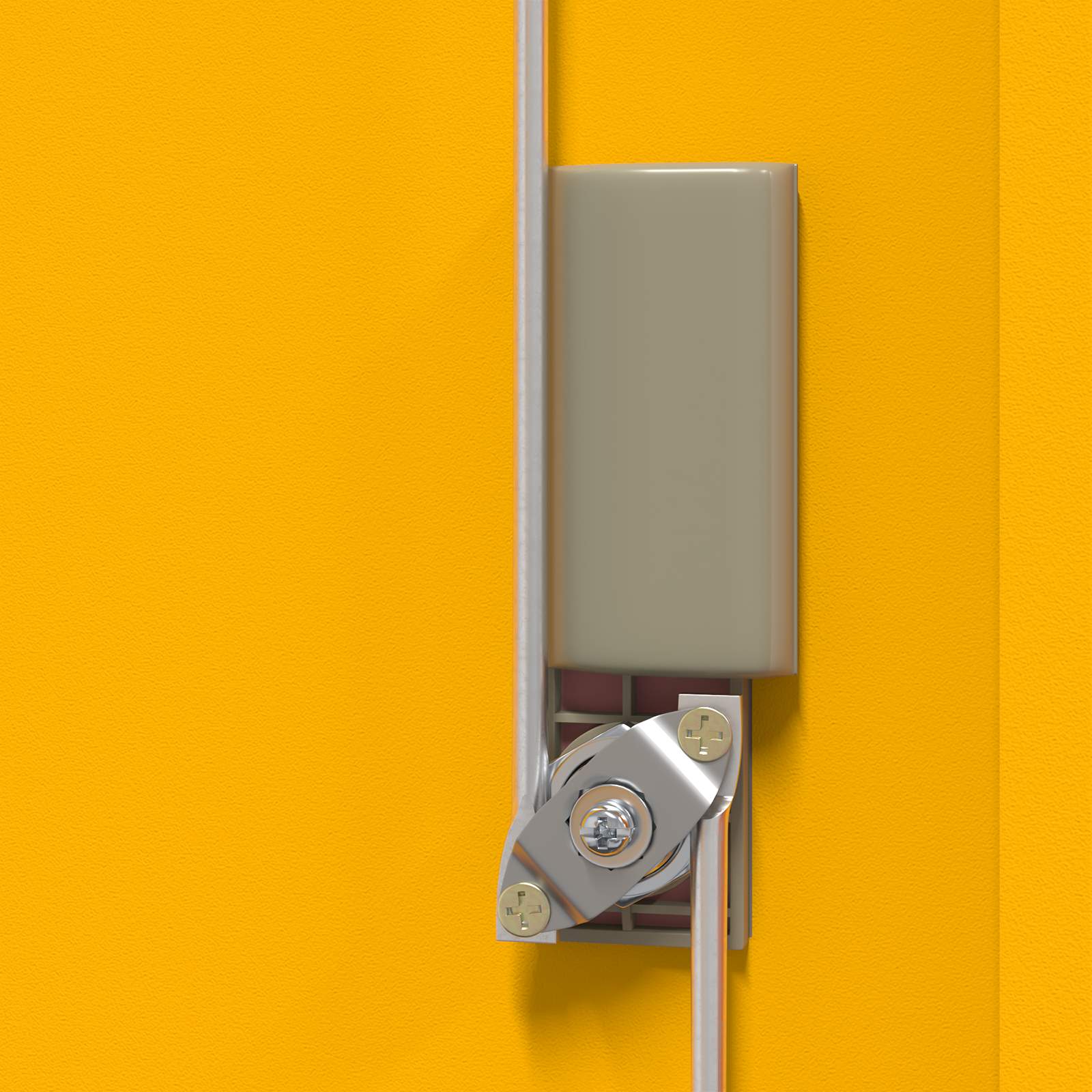 Tárolószekrény tárolóval mustár sárga 60 x 40 x 40 cm