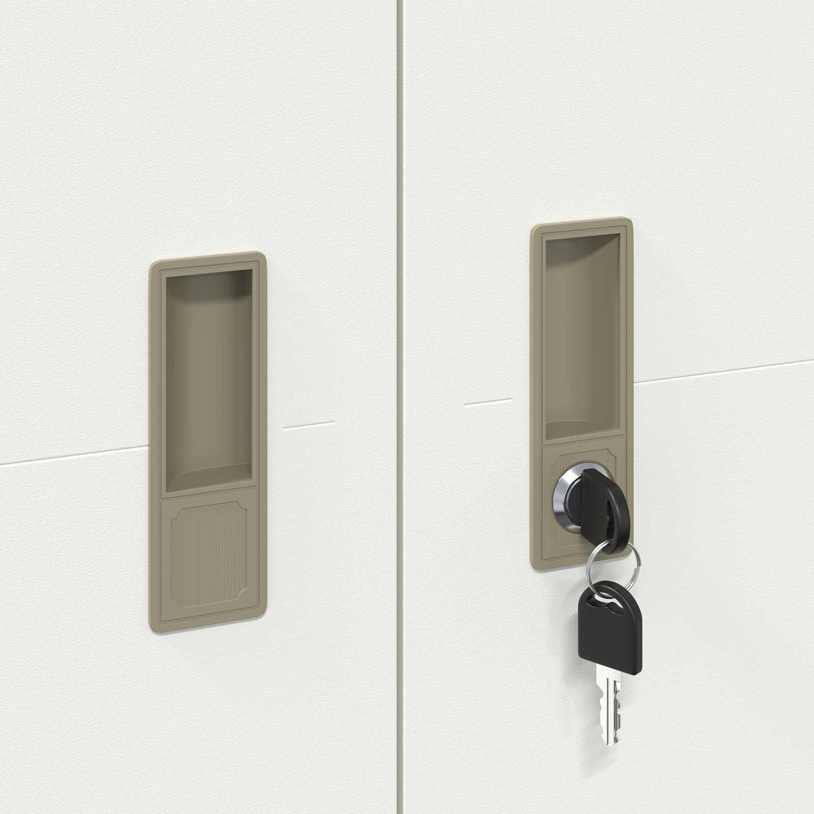 Tárolószekrény fehér 60 x 40 x 140 cm hidegen hengerelt acél