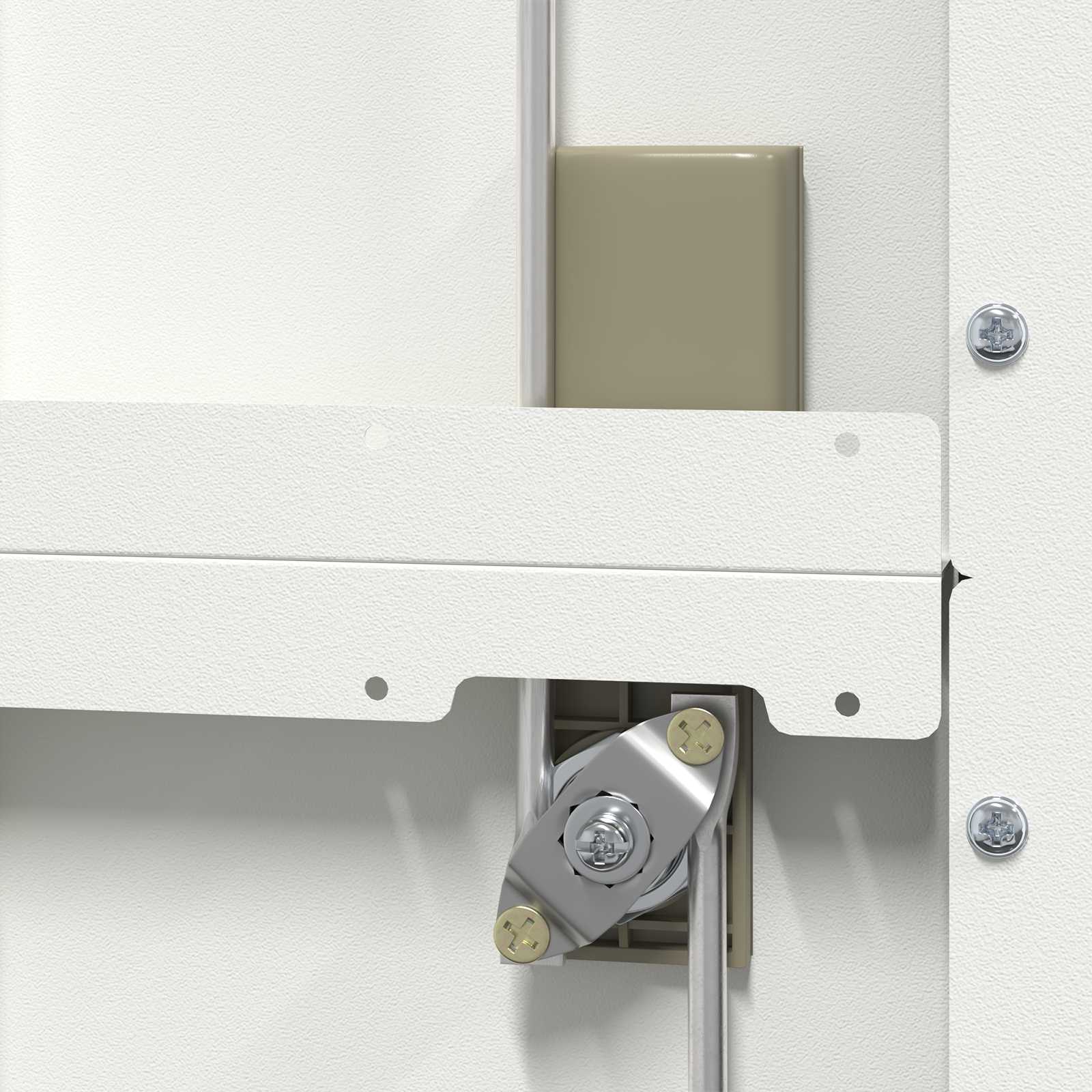 Tárolószekrény fehér 60 x 40 x 140 cm hidegen hengerelt acél