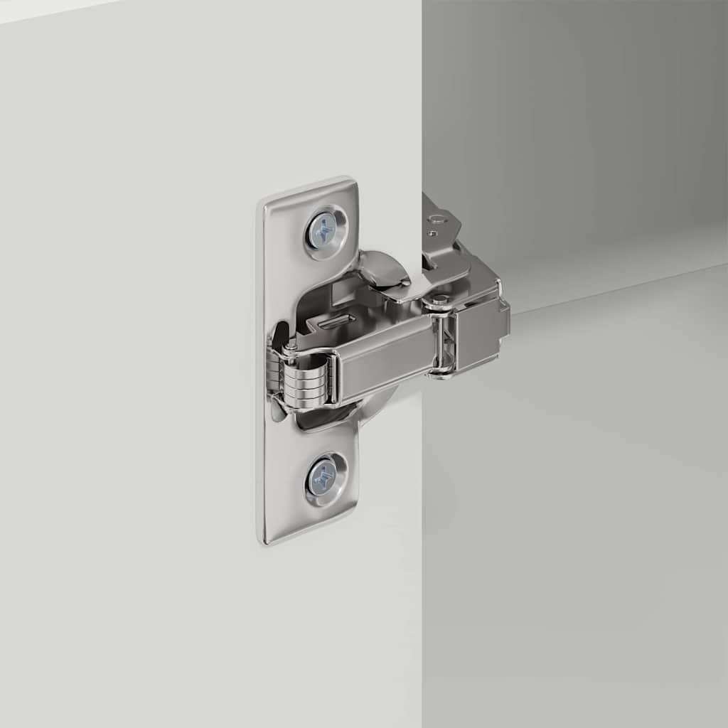 Fali konyhaszekrény polcokkal fehér 57 x 57 x 80 cm faanyag