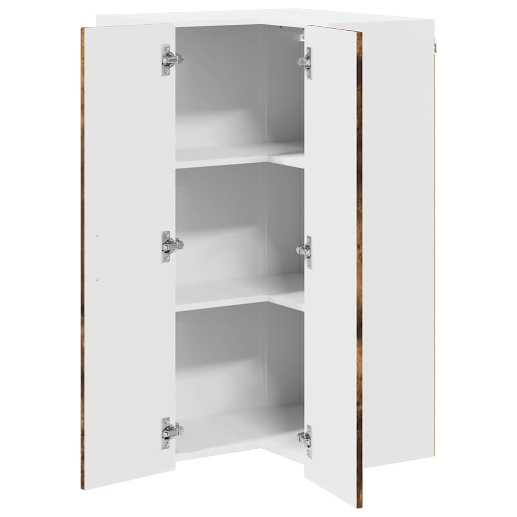 Fali konyhaszekrény füstölt tölgy 57 x 57 x 100 cm faanyag