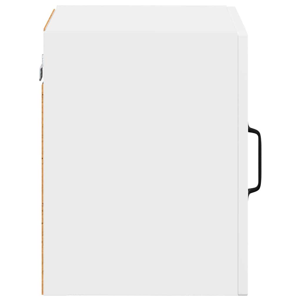 Fali konyhaszekrény 2 pcs magas fényű fehér 40 x 31 x 40 cm