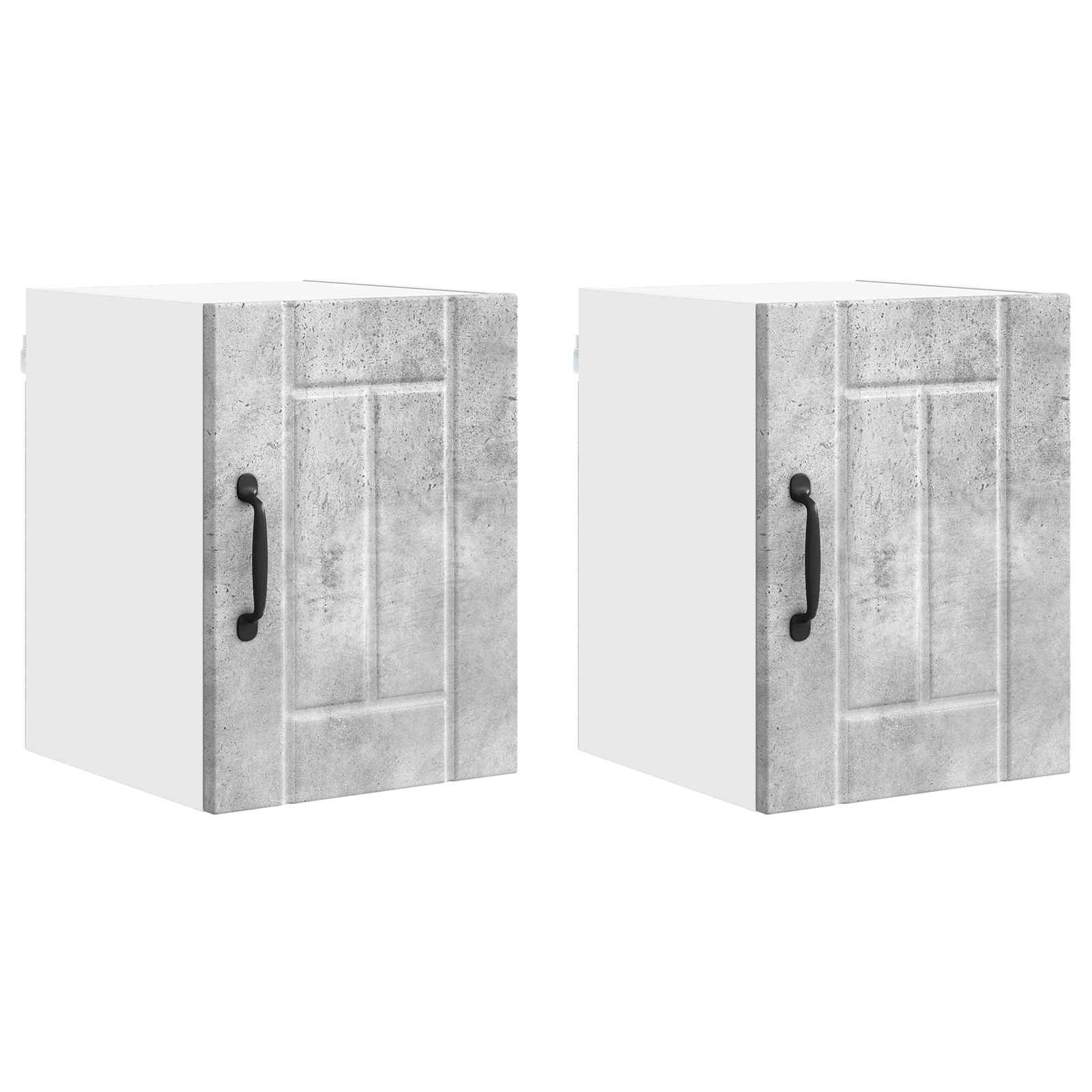 Fali szekrény lucca 2 pcs betonszürke 30 x 31 x 40 cm