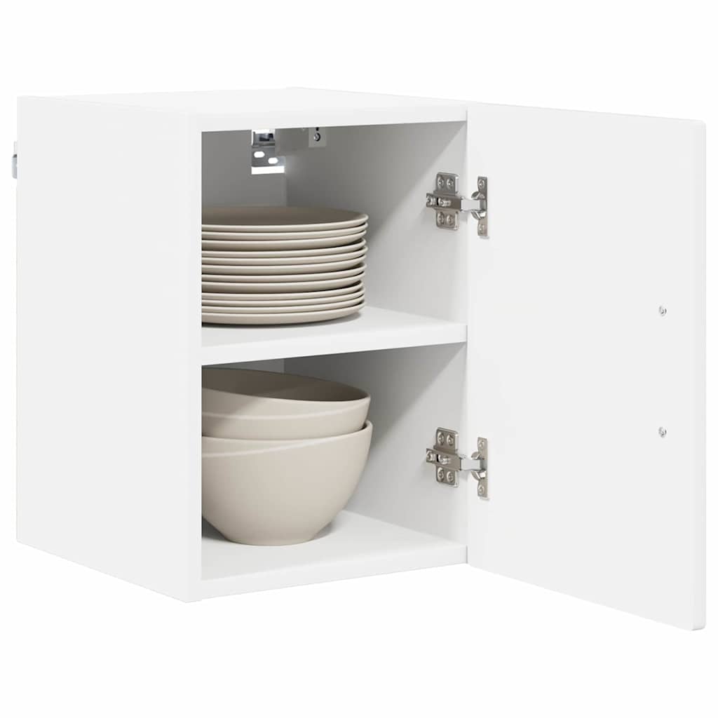 Fali szekrény lucca 2 pcs magasfényű fehér 30 x 31 x 40 cm