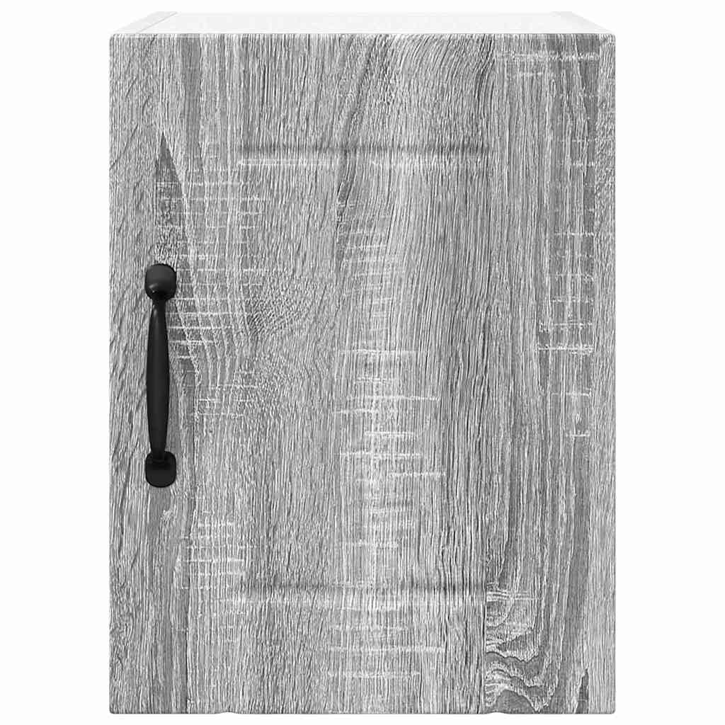 Fali konyhaszekrény 2 pcs szürke sonoma 30 x 31 x 40 cm faanyag