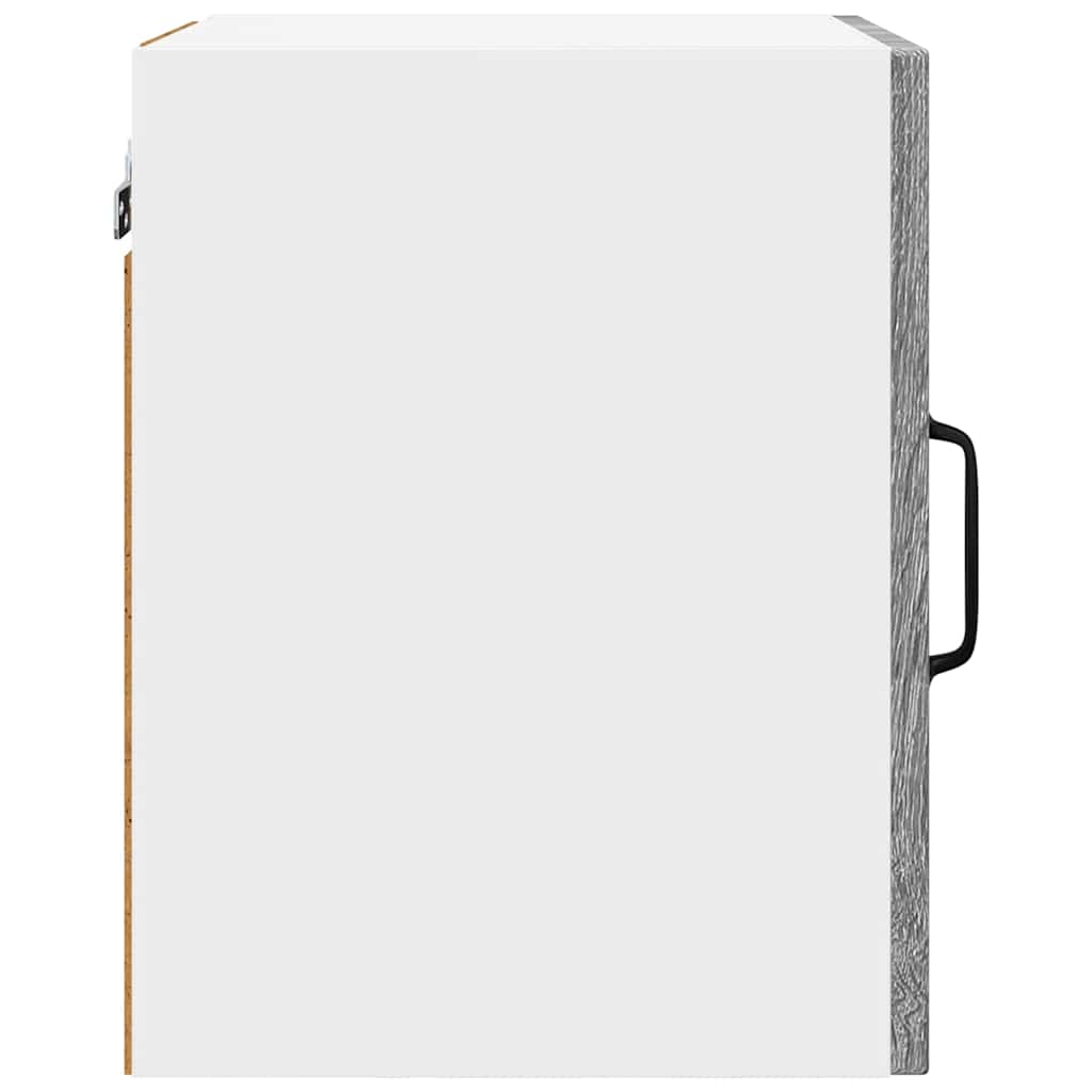 Fali konyhaszekrény 2 pcs szürke sonoma 30 x 31 x 40 cm faanyag