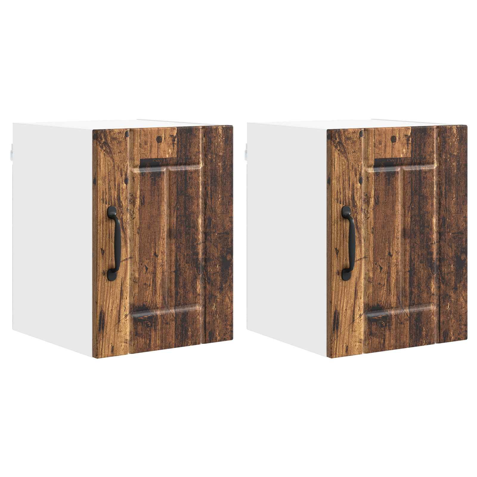 Fali szekrény lucca 2 pcs antik fa 30 x 31 x 40 cm szerelt fa