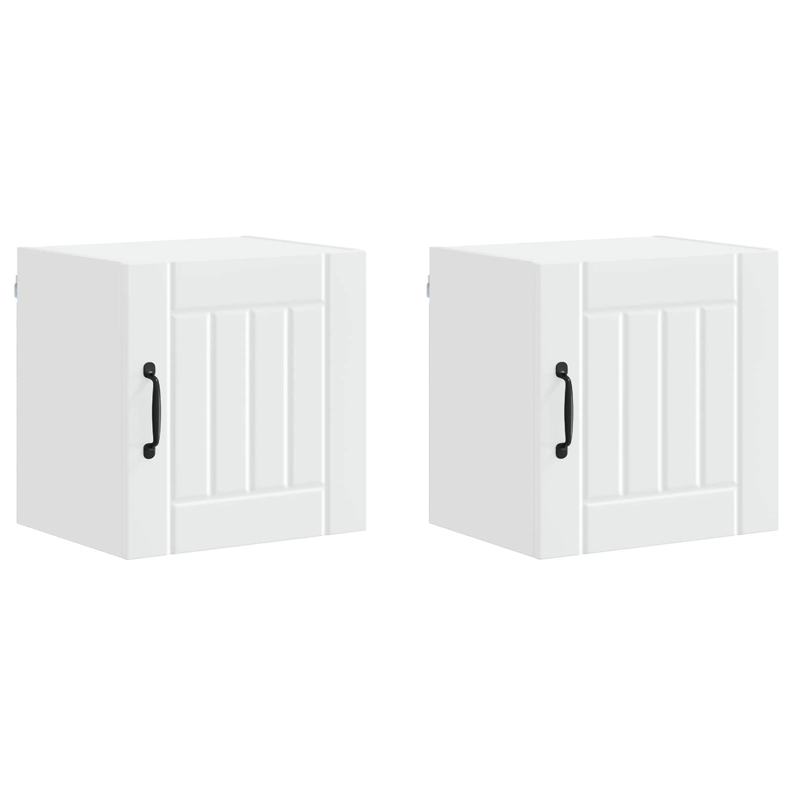 Fali szekrény lucca 2 pcs fehér 40 x 31 x 40 cm szerelt fa