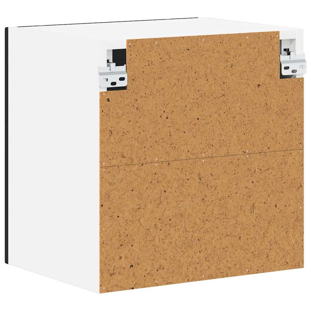 Fali szekrény lucca 2 pcs fekete 40 x 31 x 40 cm szerelt fa