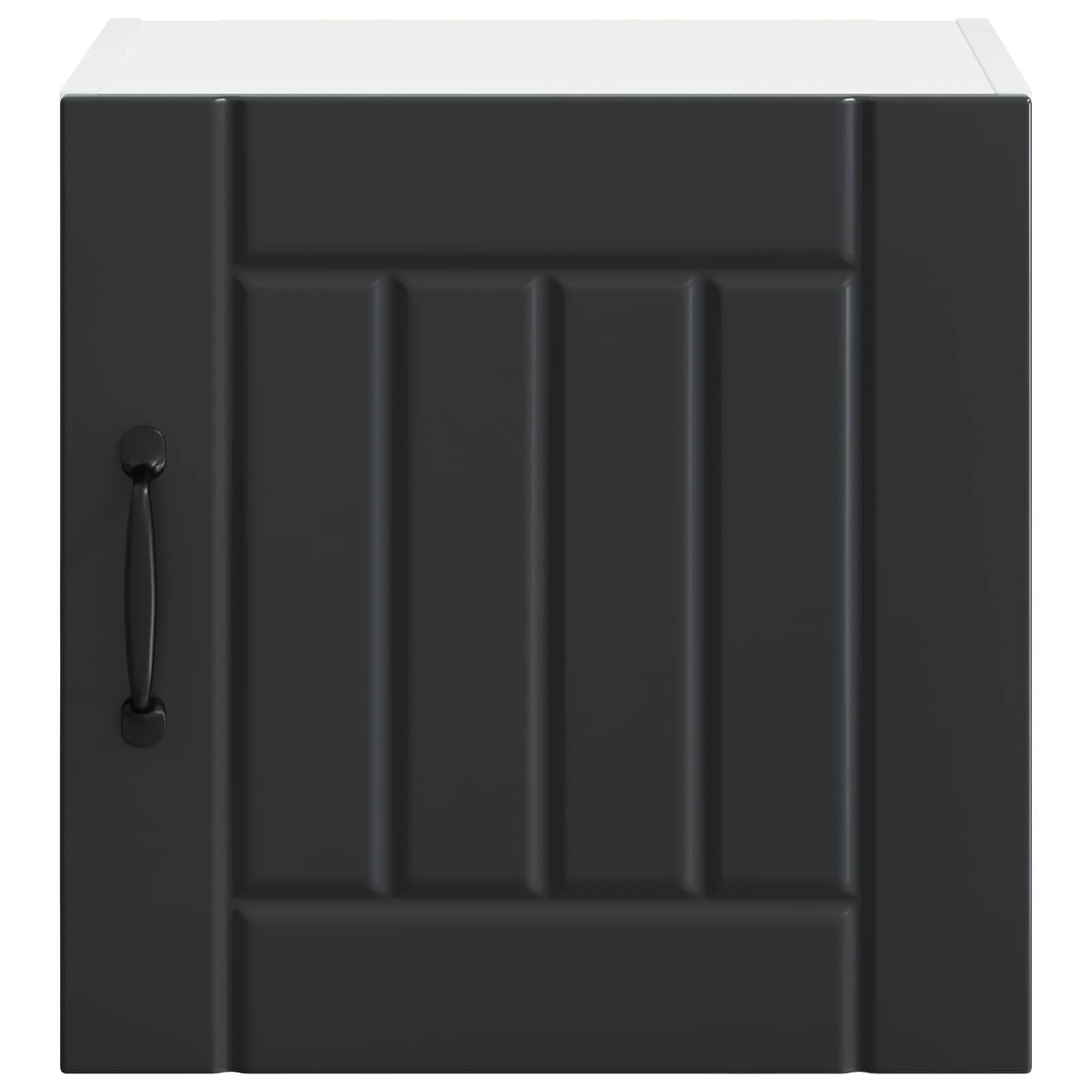 Fali szekrény lucca 2 pcs fekete 40 x 31 x 40 cm szerelt fa