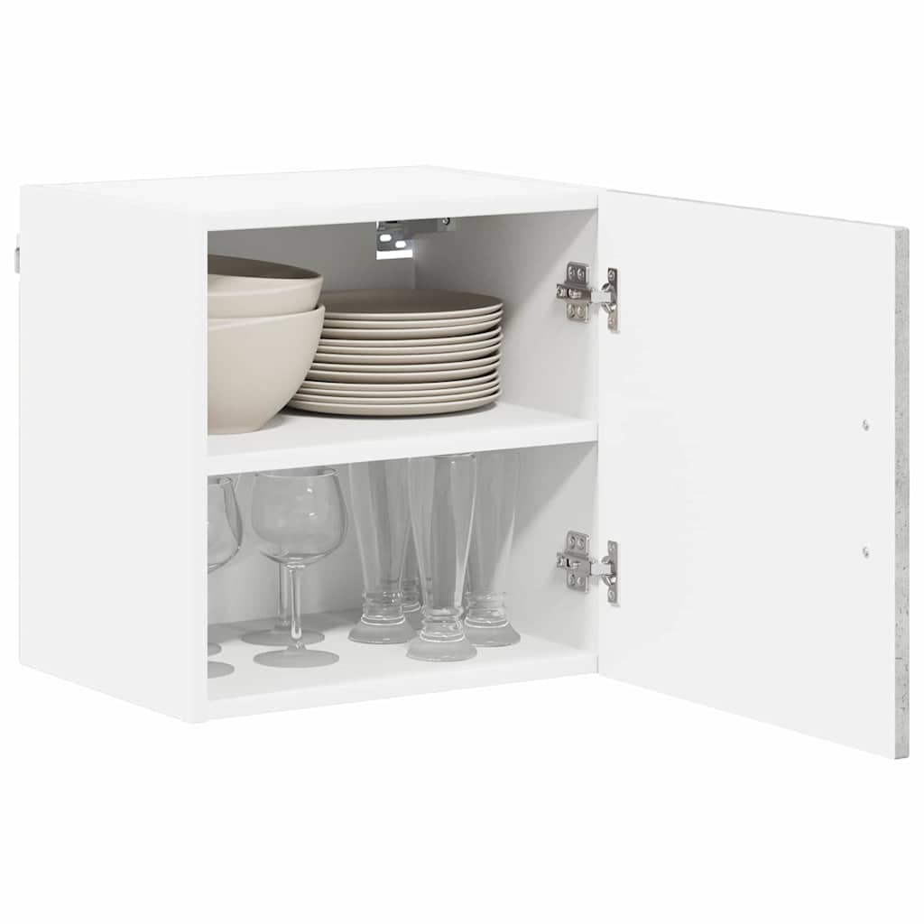 Fali szekrény lucca 2 pcs betonszürke 40 x 31 x 40 cm