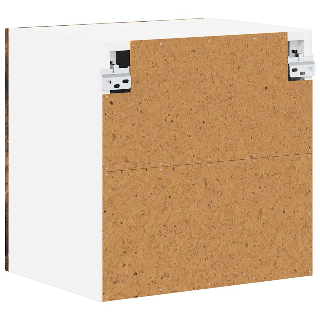 Fali szekrény lucca 2 pcs füstös tölgy 40 x 31 x 40 cm
