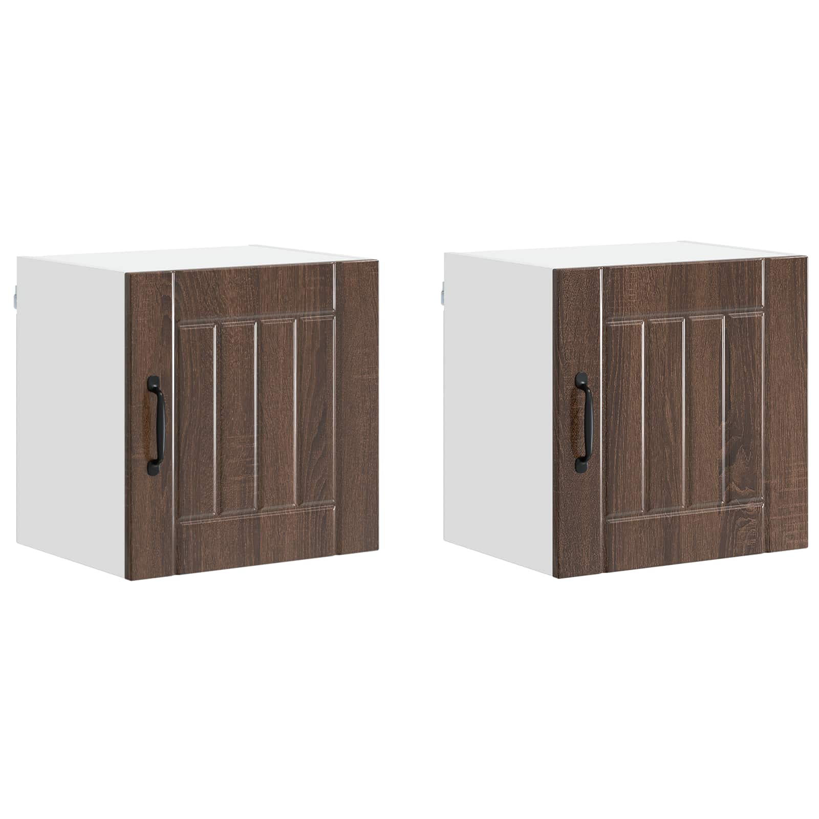 Fali szekrény lucca 2 pcs barna tölgy 40 x 31 x 40 cm