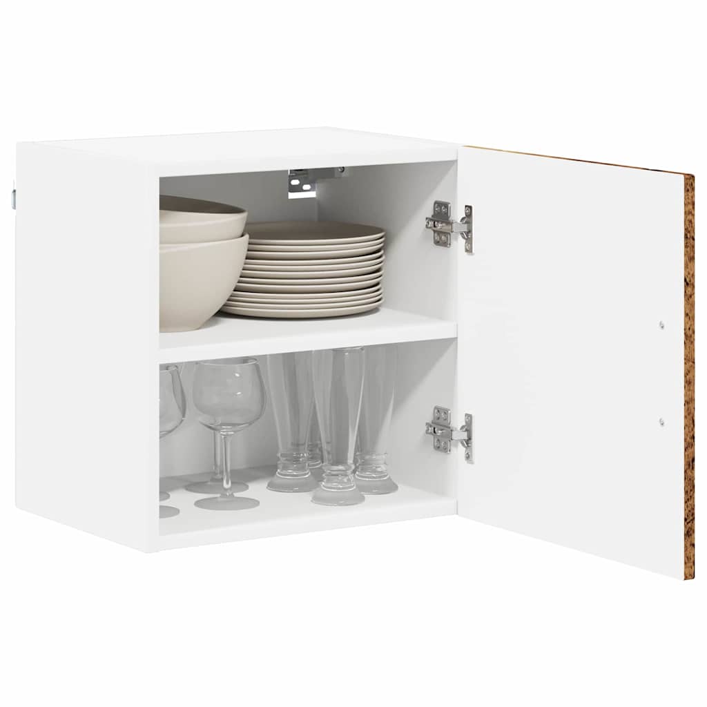 Fali szekrény lucca 2 pcs antik fa 40 x 31 x 40 cm szerelt fa