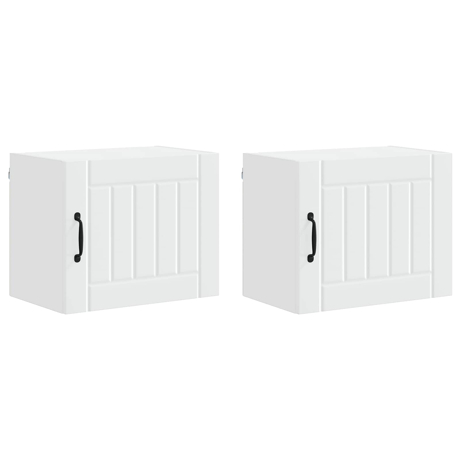 Fali szekrény lucca 2 pcs fehér 50 x 31 x 40 cm szerelt fa