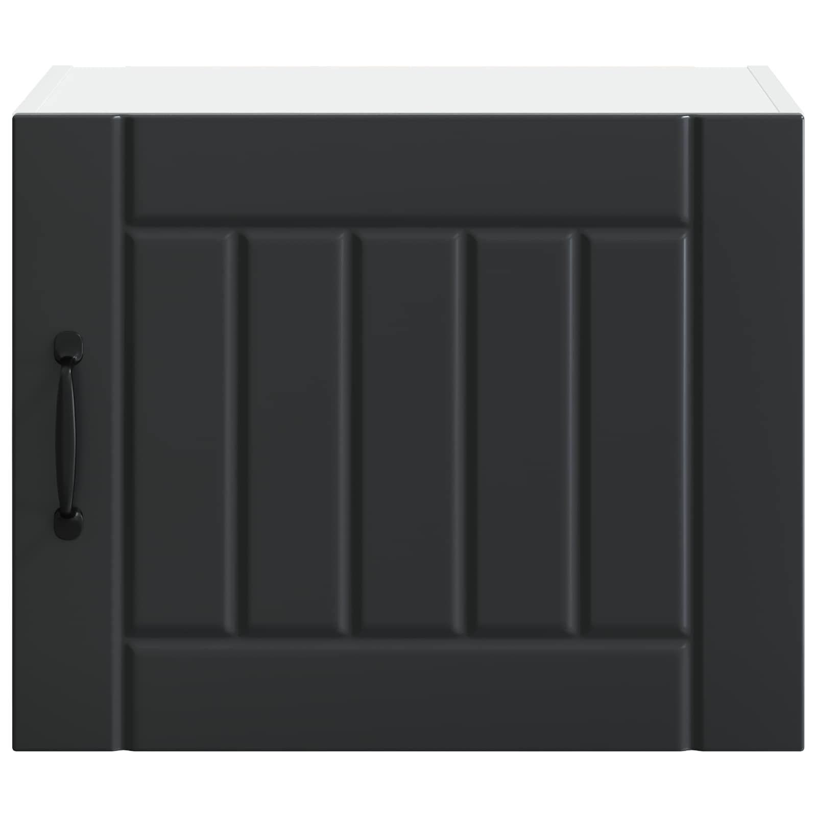 Fali szekrény lucca 2 pcs fekete 50 x 31 x 40 cm szerelt fa