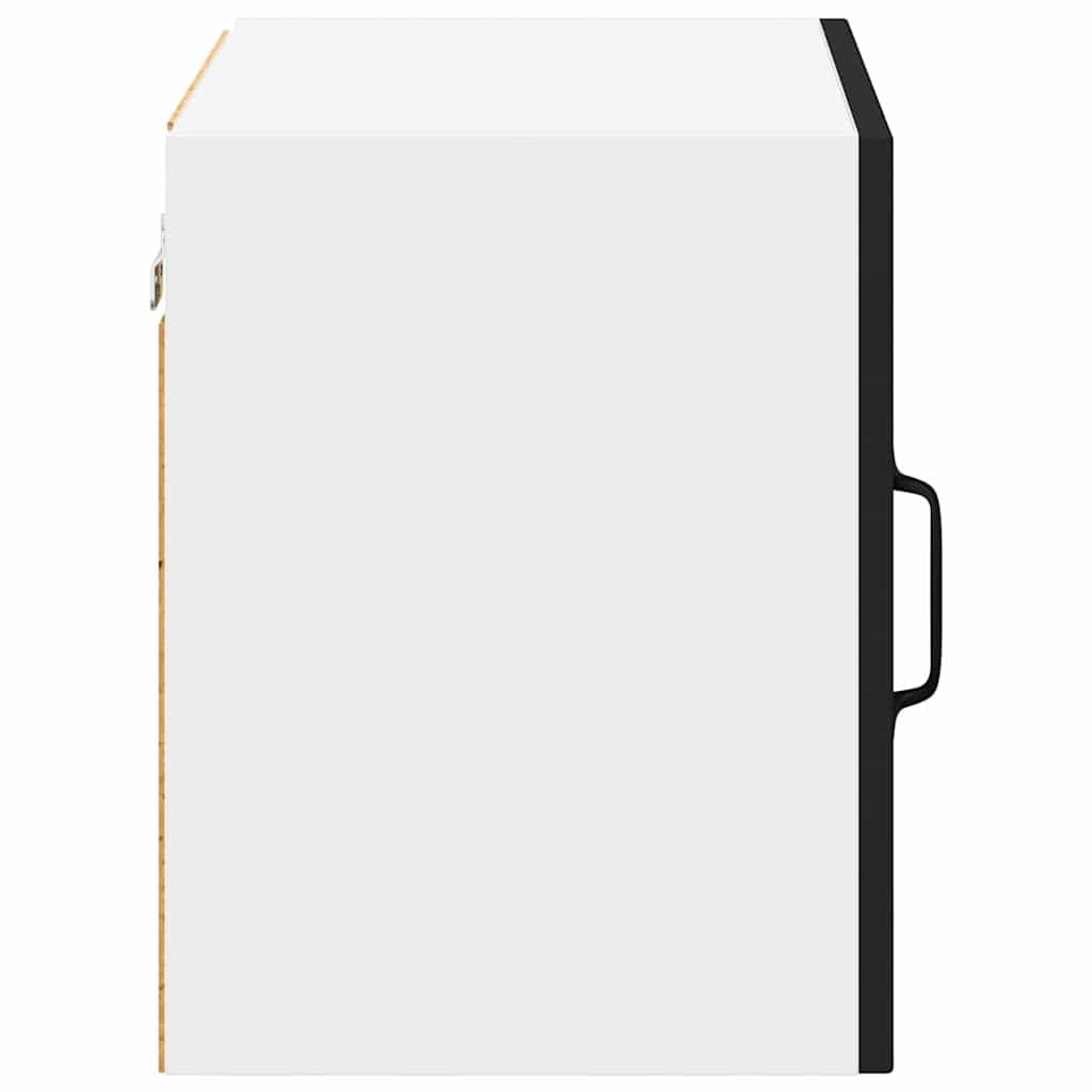 Fali szekrény lucca 2 pcs fekete 50 x 31 x 40 cm szerelt fa