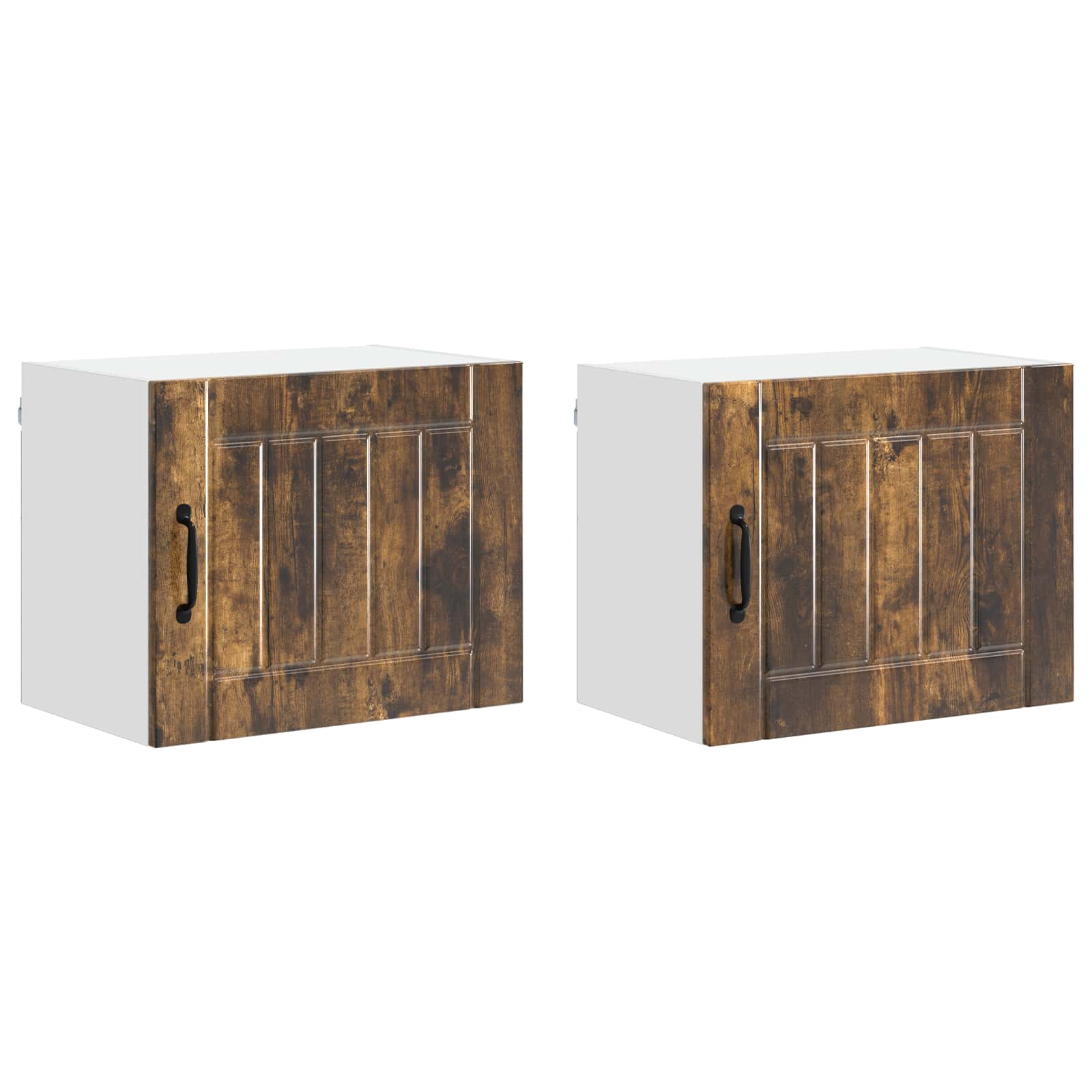 Fali szekrény lucca 2 pcs füstös tölgy 50 x 31 x 40 cm