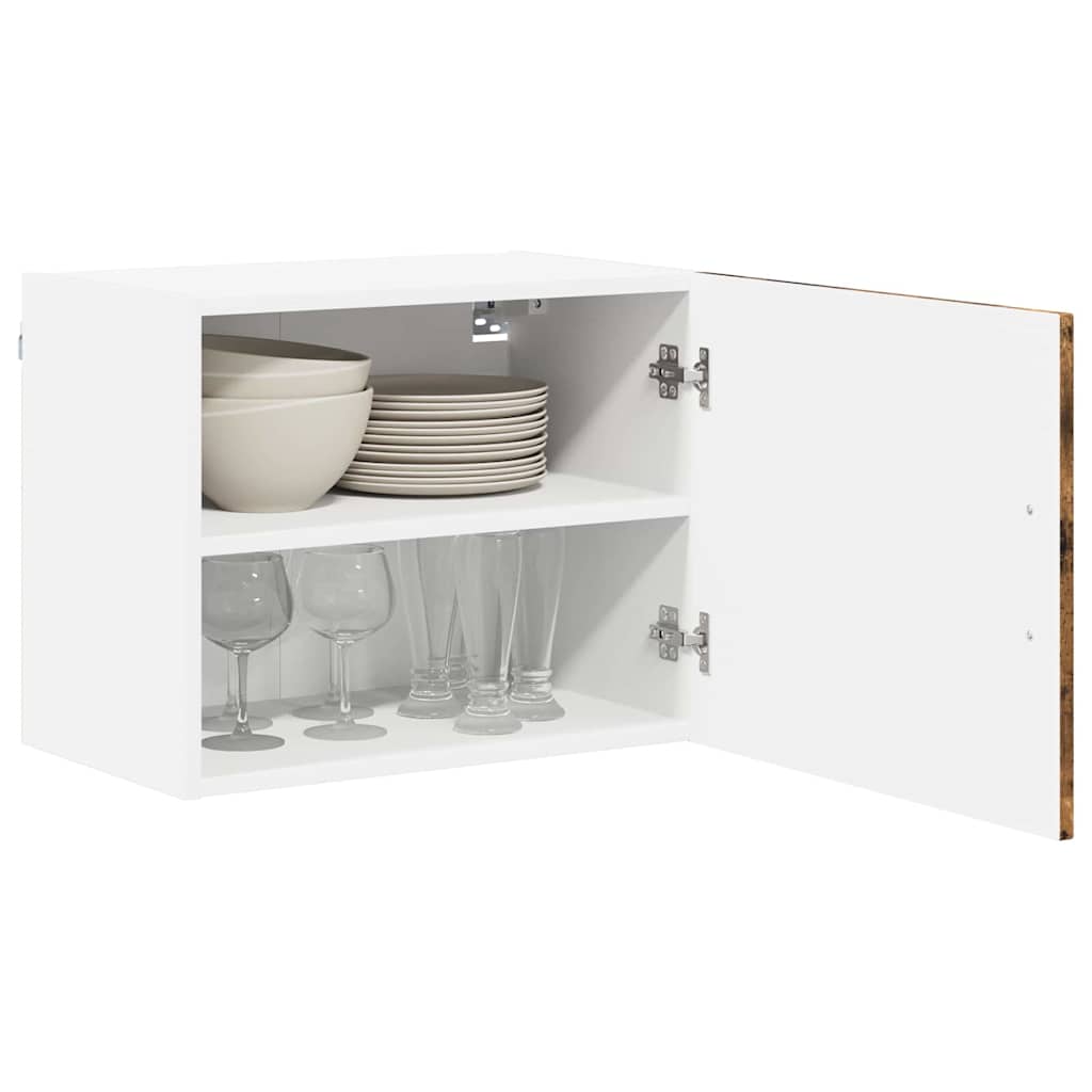 Fali szekrény lucca 2 pcs füstös tölgy 50 x 31 x 40 cm