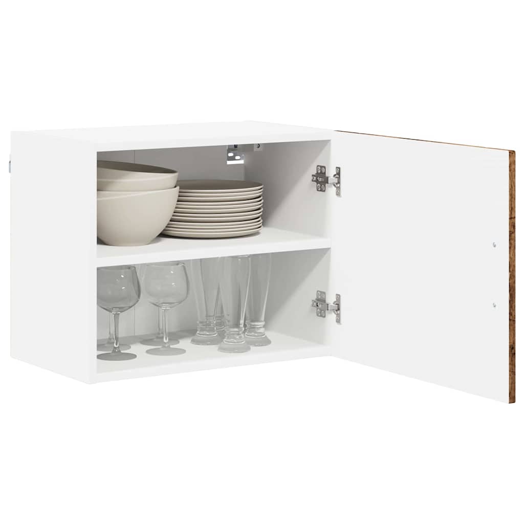 Fali szekrény lucca 2 pcs antik fa 50 x 31 x 40 cm szerelt fa