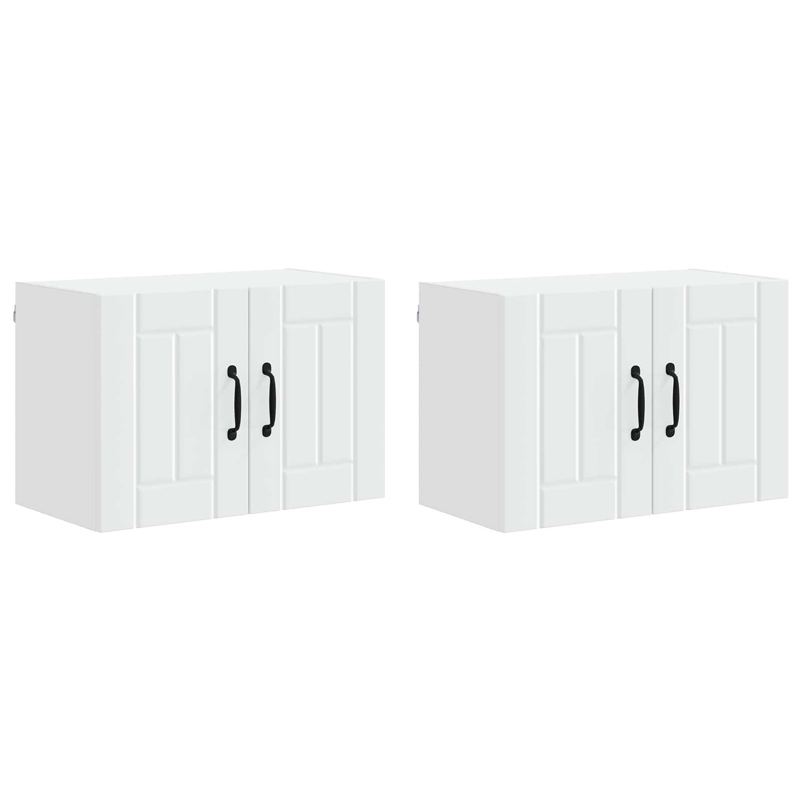 Fali szekrény lucca 2 pcs fehér 60 x 31 x 40 cm szerelt fa