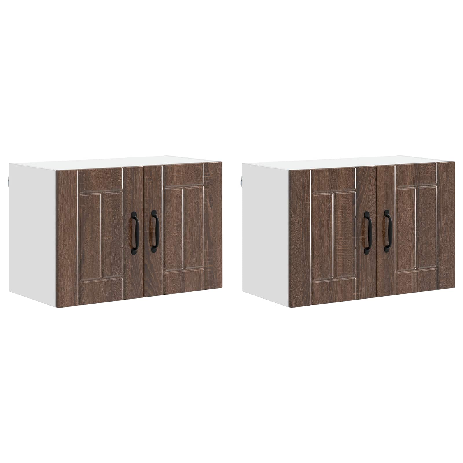 Fali szekrény lucca 2 pcs barna tölgy 60 x 31 x 40 cm