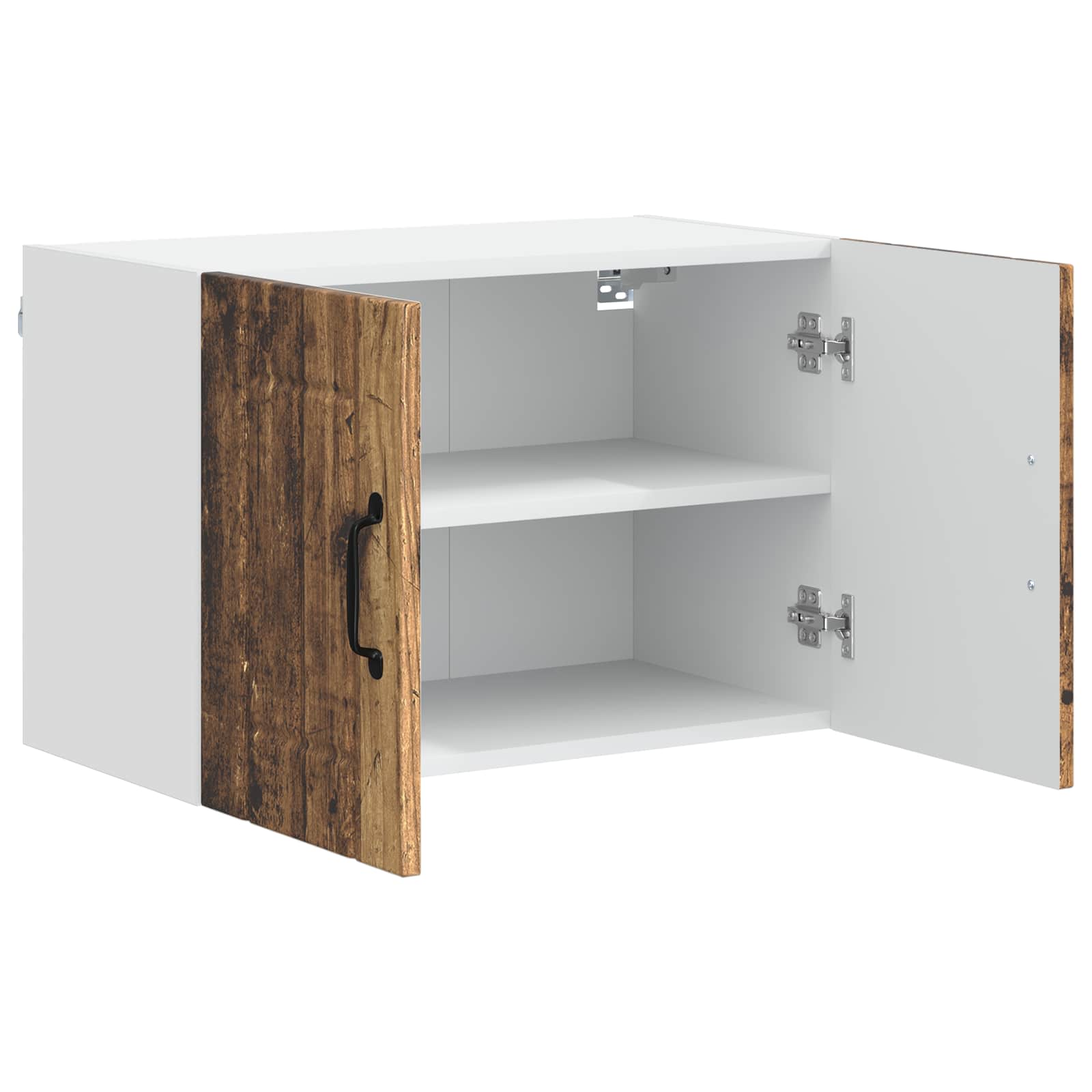 Fali szekrény lucca 2 pcs antik fa 60 x 31 x 40 cm szerelt fa