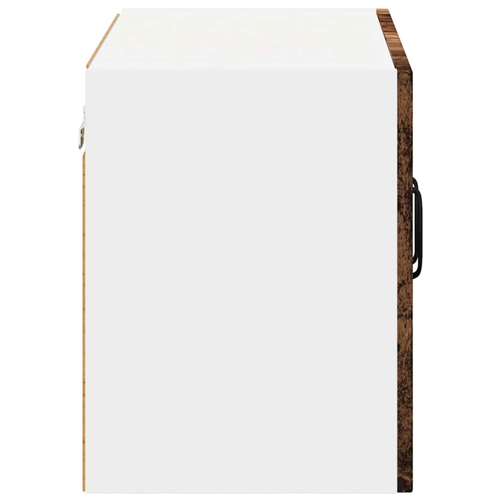 Fali szekrény lucca 2 pcs antik fa 60 x 31 x 40 cm szerelt fa