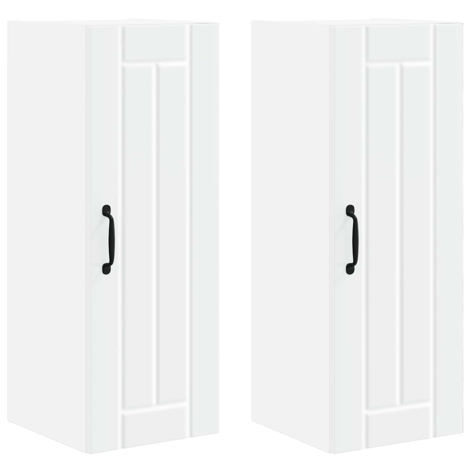 Fali szekrény lucca 2 pcs fehér 30 x 31 x 80 cm szerelt fa