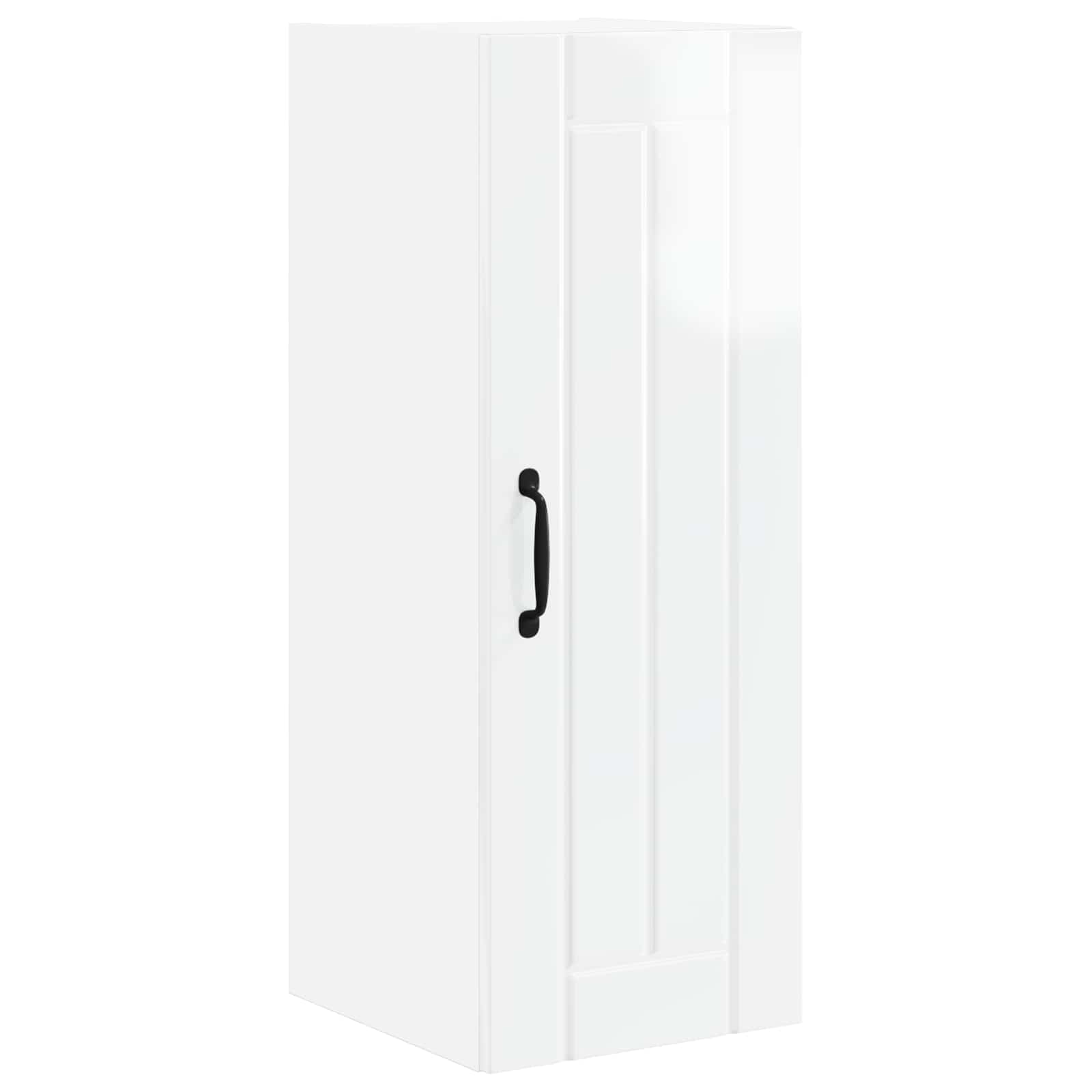 Fali szekrény lucca 2 pcs magasfényű fehér 30 x 31 x 80 cm