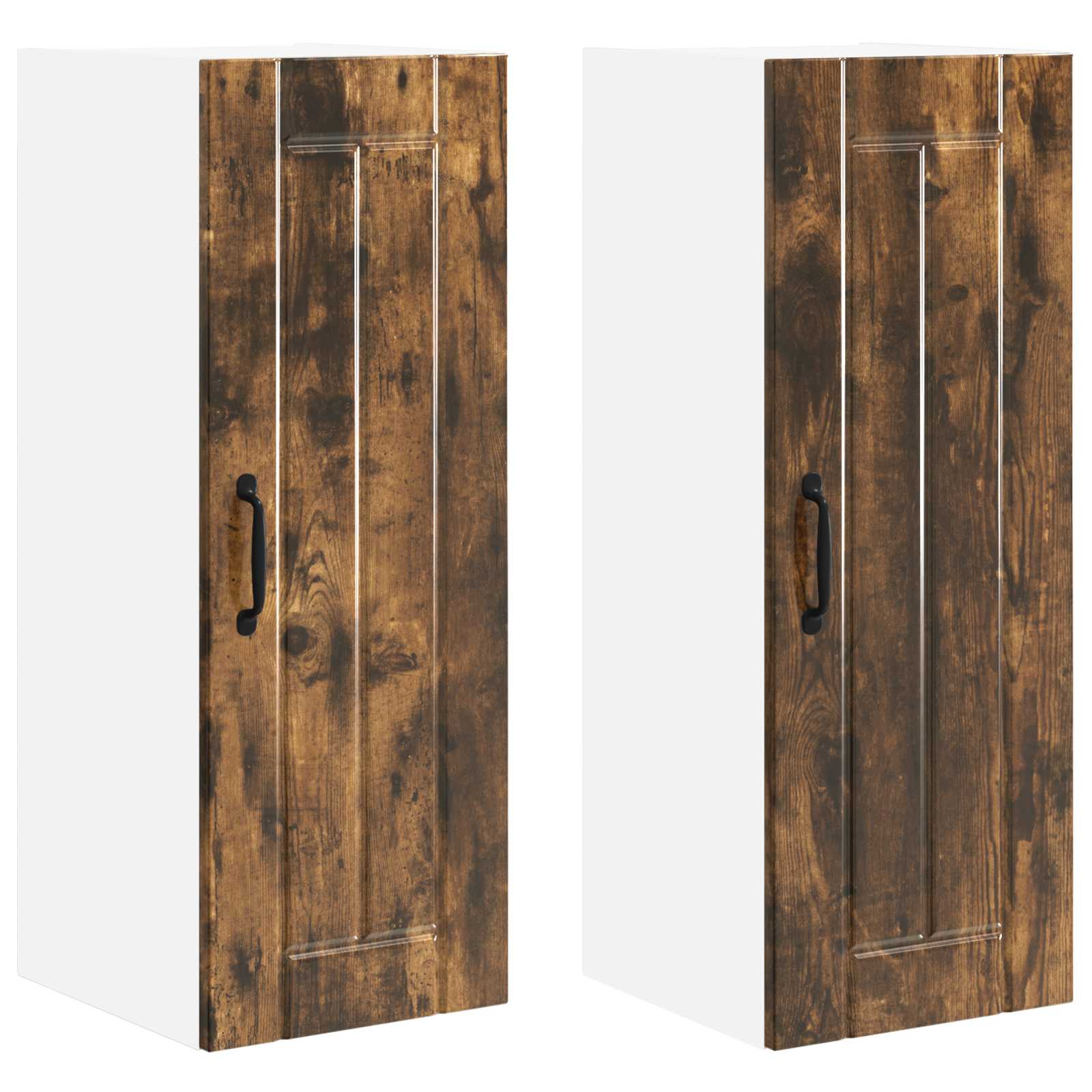 Fali szekrény lucca 2 pcs füstös tölgy 30 x 31 x 80 cm