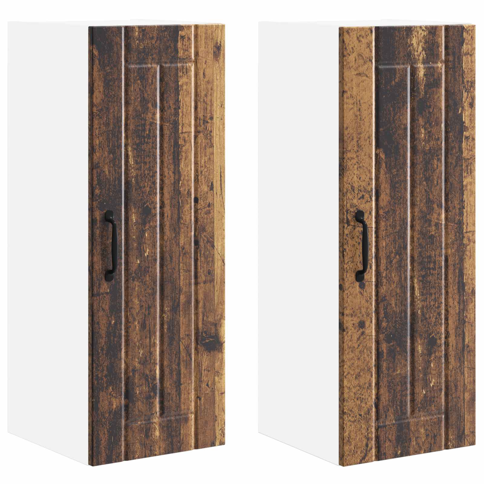 Fali szekrény lucca 2 pcs antik fa 30 x 31 x 80 cm szerelt fa