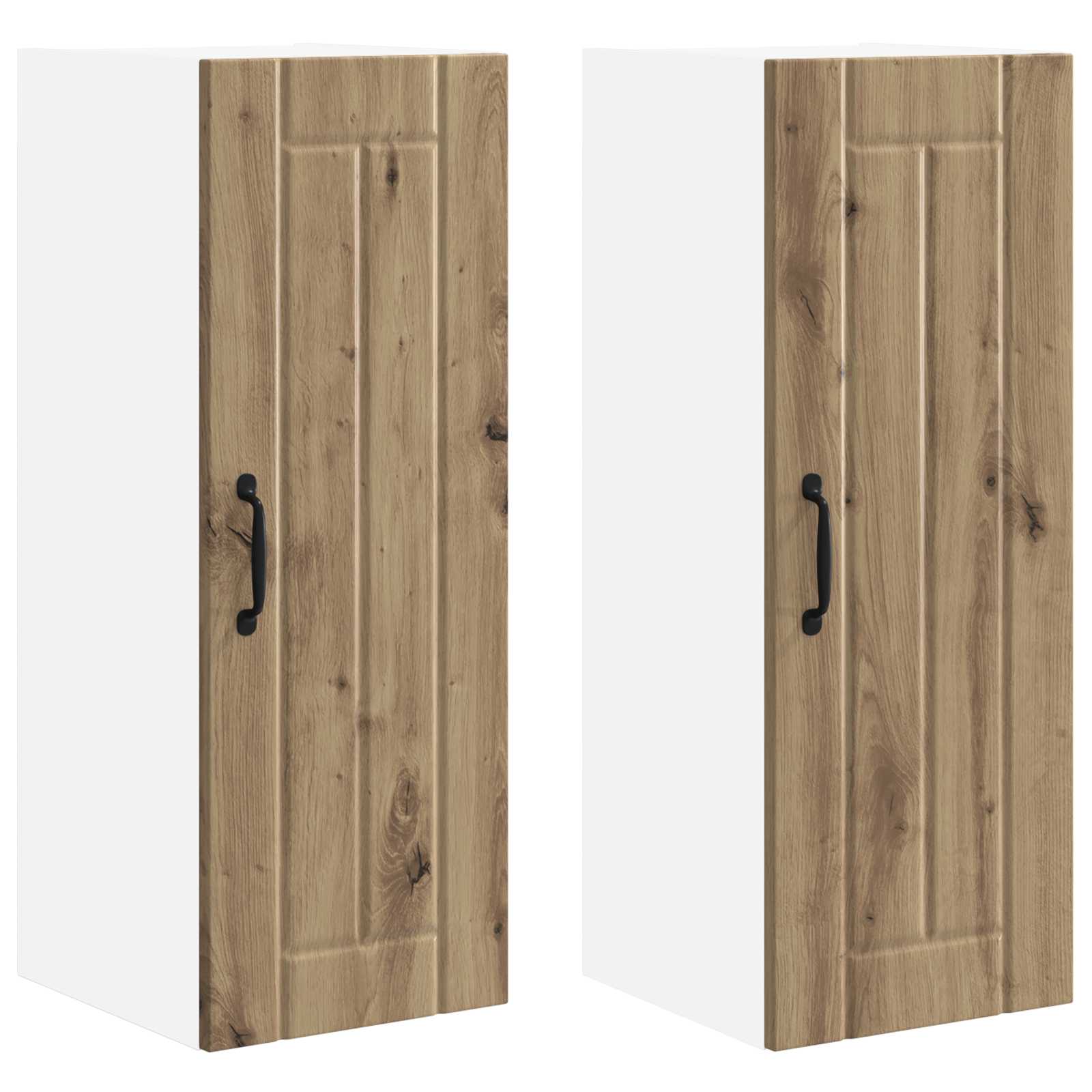 Fali szekrény lucca 2 pcs kézműves tölgy 30 x 31 x 80 cm