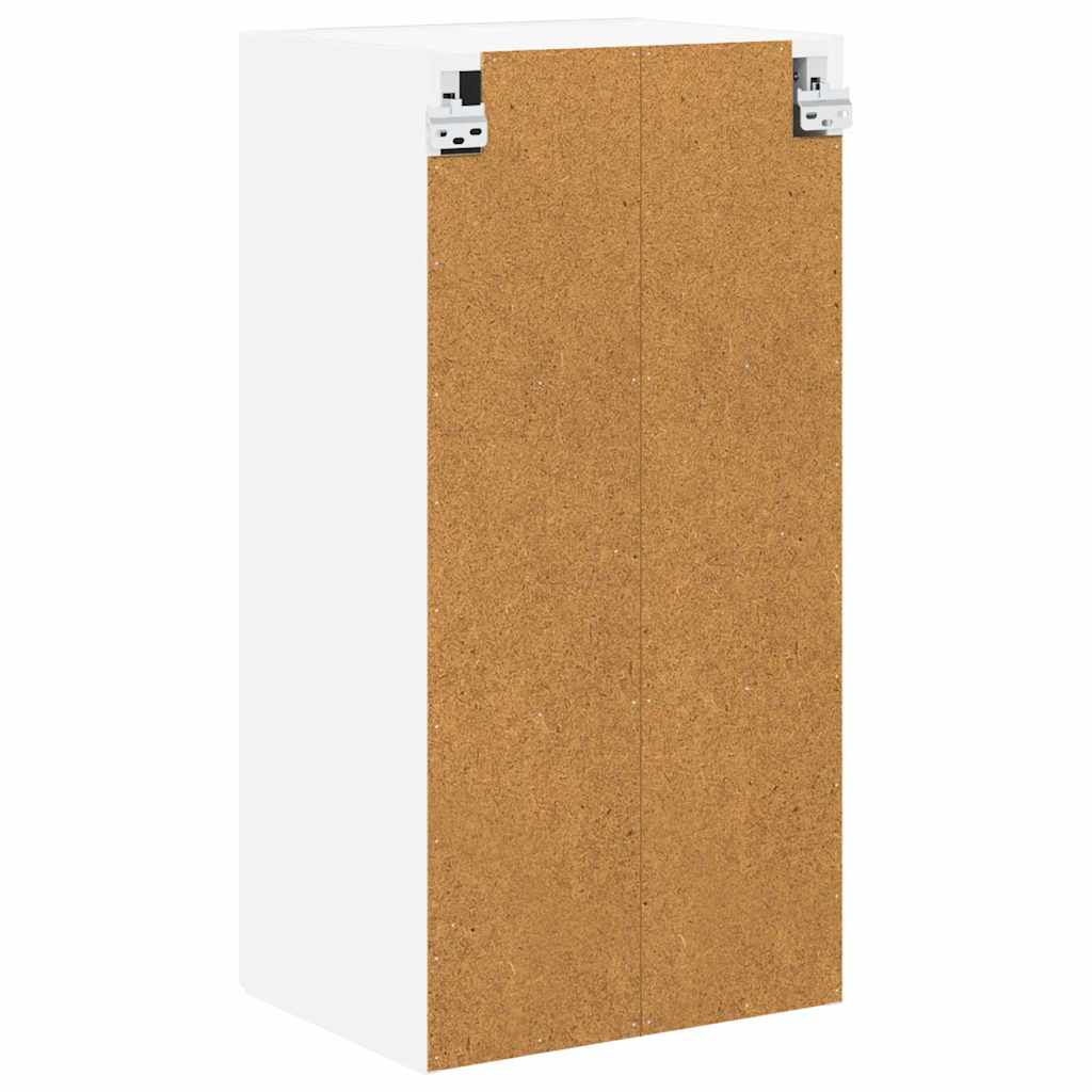 Fali konyhaszekrény polcokkal fehér 40 x 31 x 80 cm faanyag