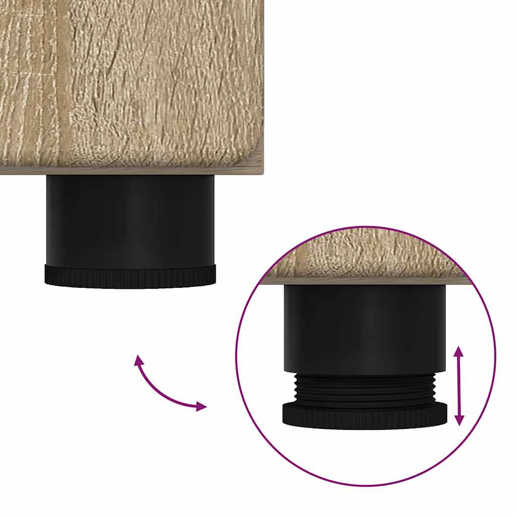 Magasfiú polcokkal sonoma tölgy 60 x 35 x 182 cm faanyag