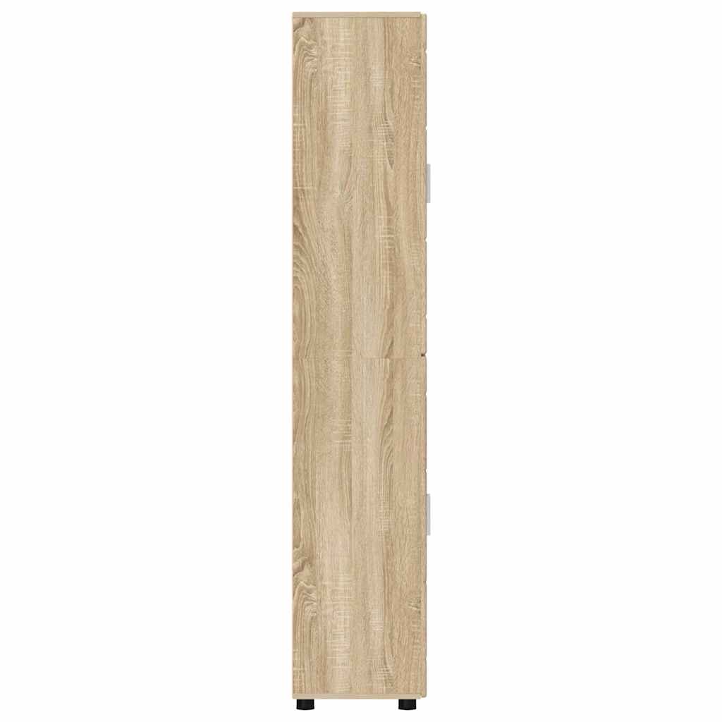 Magasfiú polcokkal sonoma tölgy 60 x 35 x 182 cm faanyag