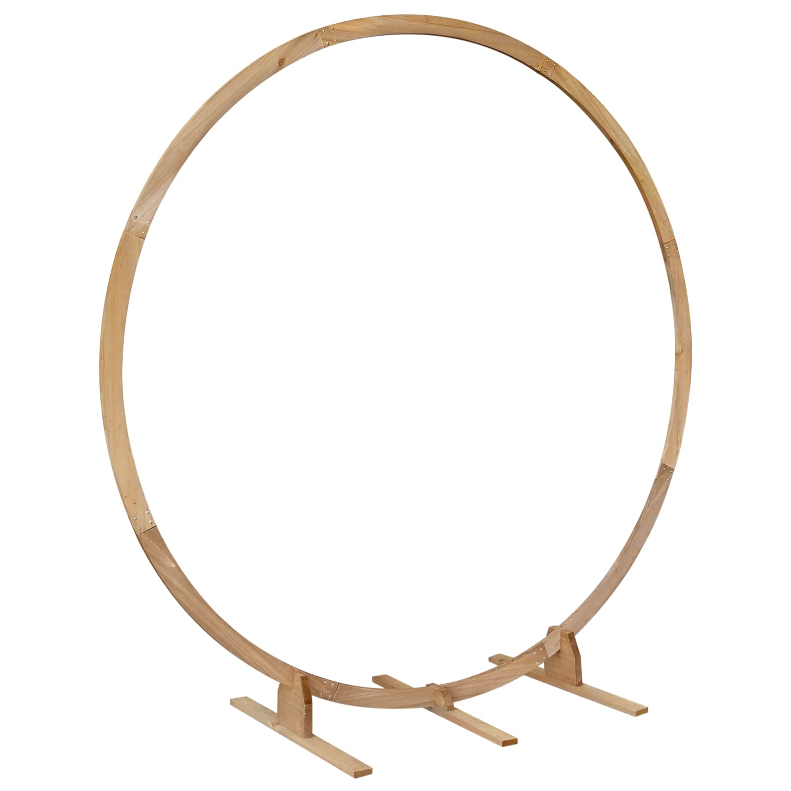 Esküvői ív világos barna 224 x 80 x 220 cm tömör fenyőfa