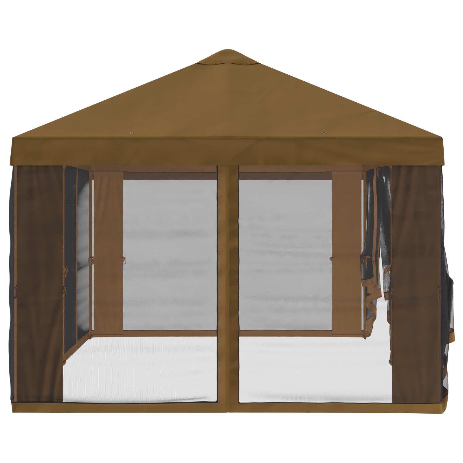 Napernyő ponyva oldalfalakkal tópszínű 600,5 x 300,5 cm