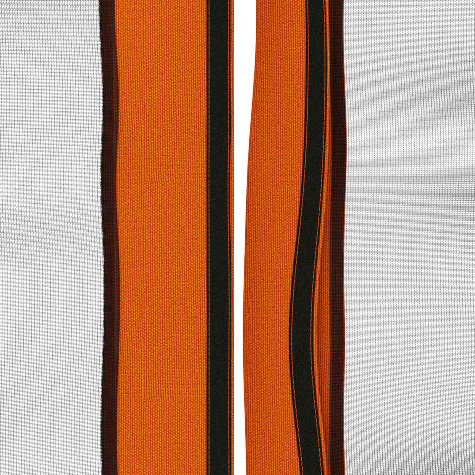 Napernyő ponyva oldalfalakkal narancssárga 600,5 x 300,5 cm