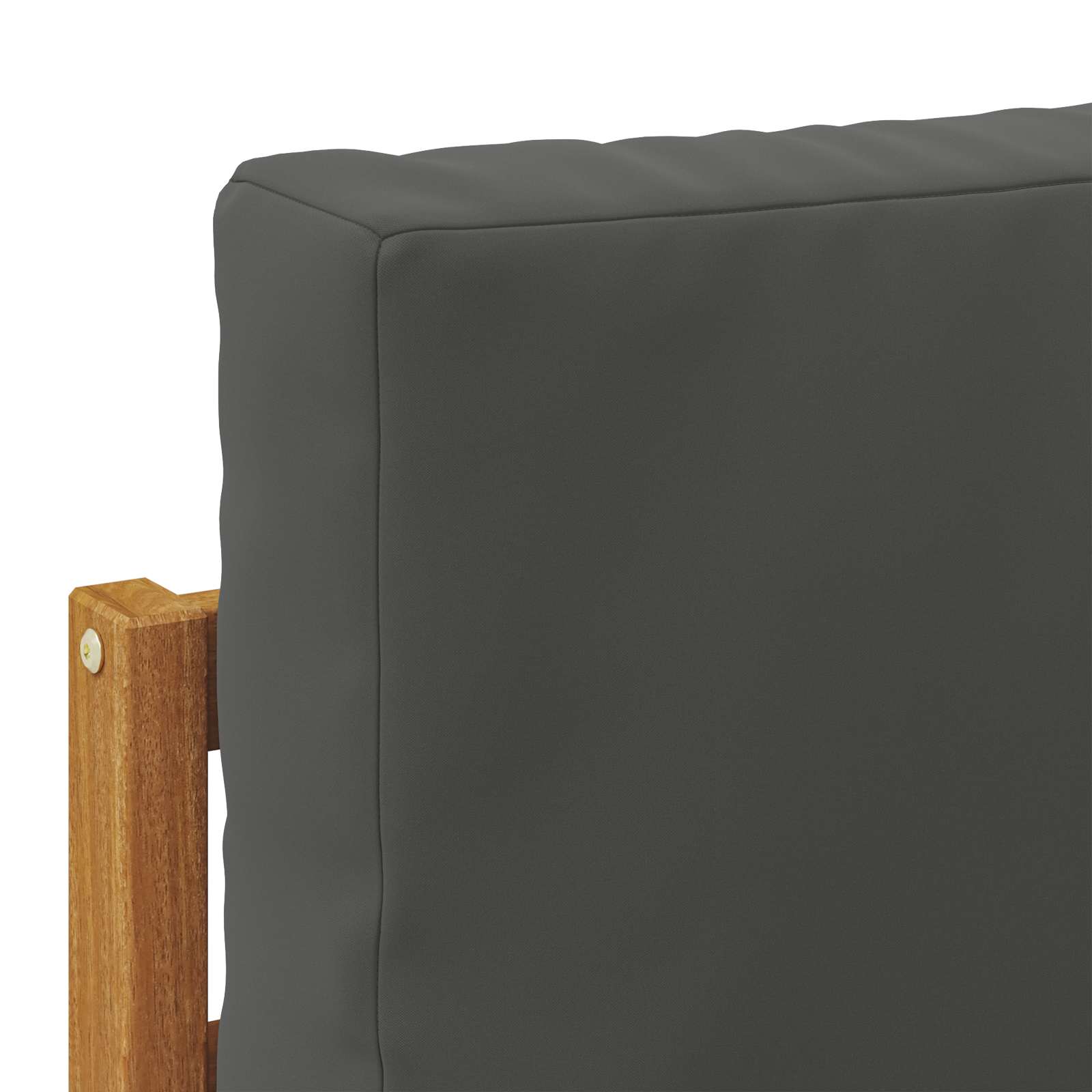 2 darab kültéri középső kanapé tömör akácfa természetes