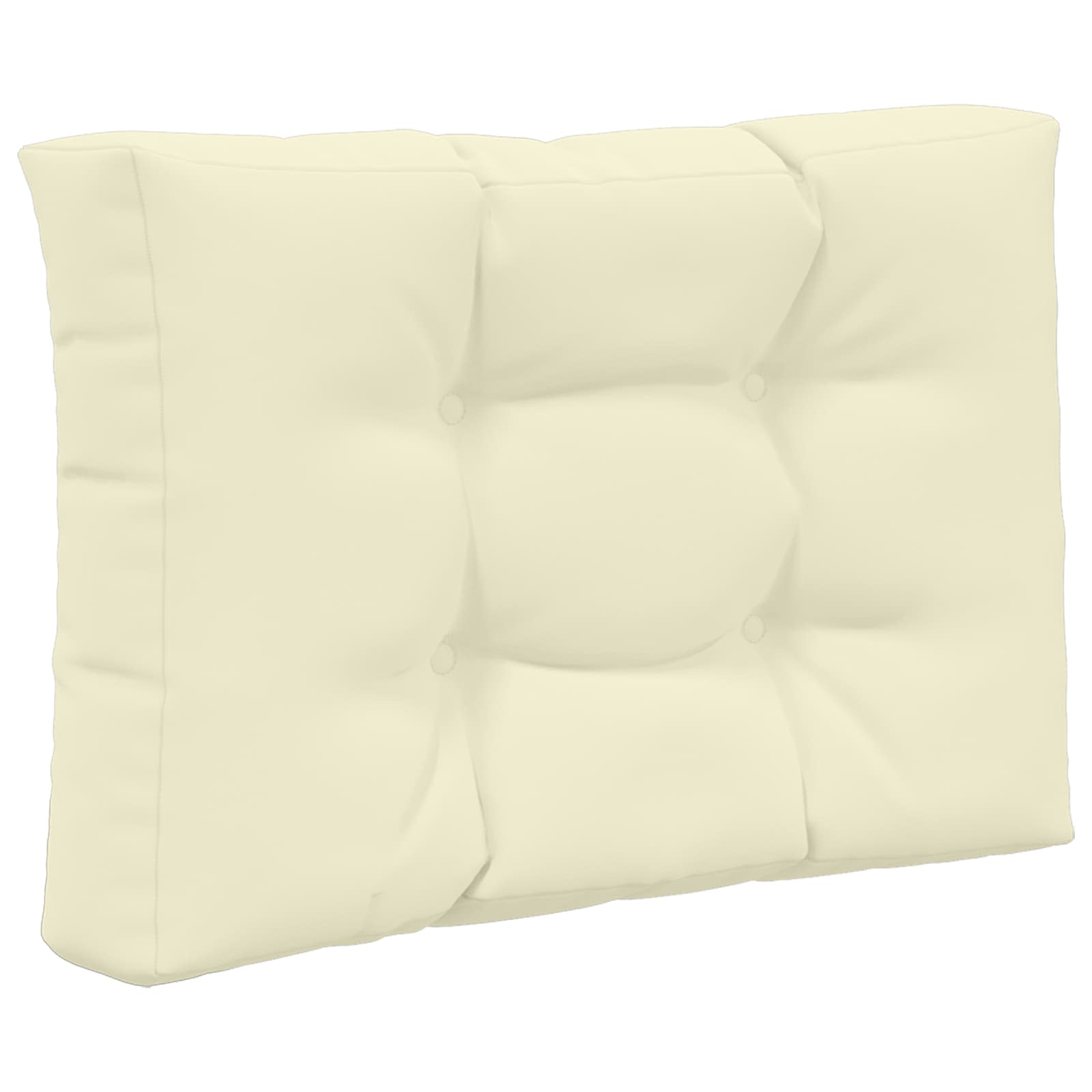 Kültéri kanapé párna 3 pcs krém poliészter