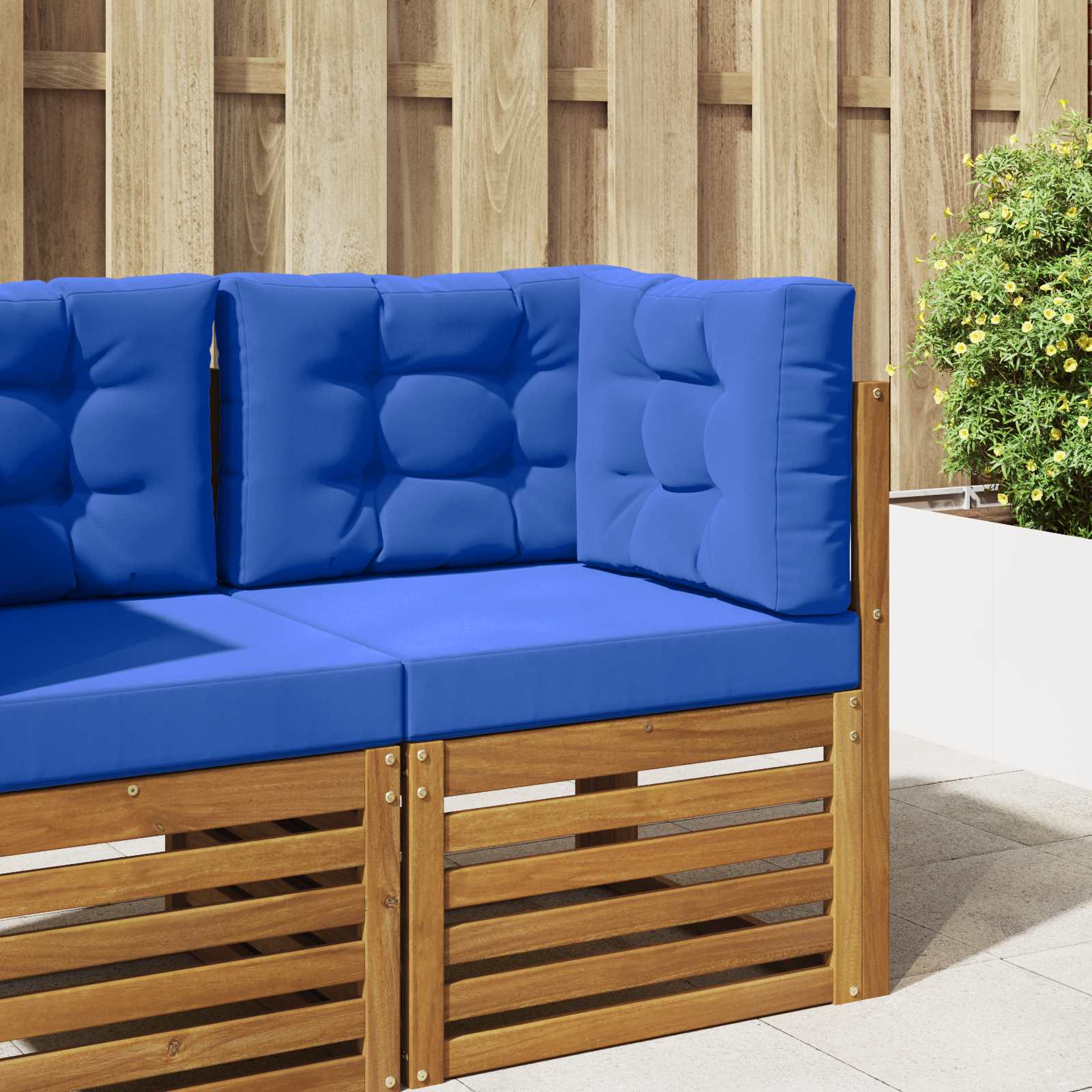 Kültéri kanapé párna 3 pcs türkiz poliészter