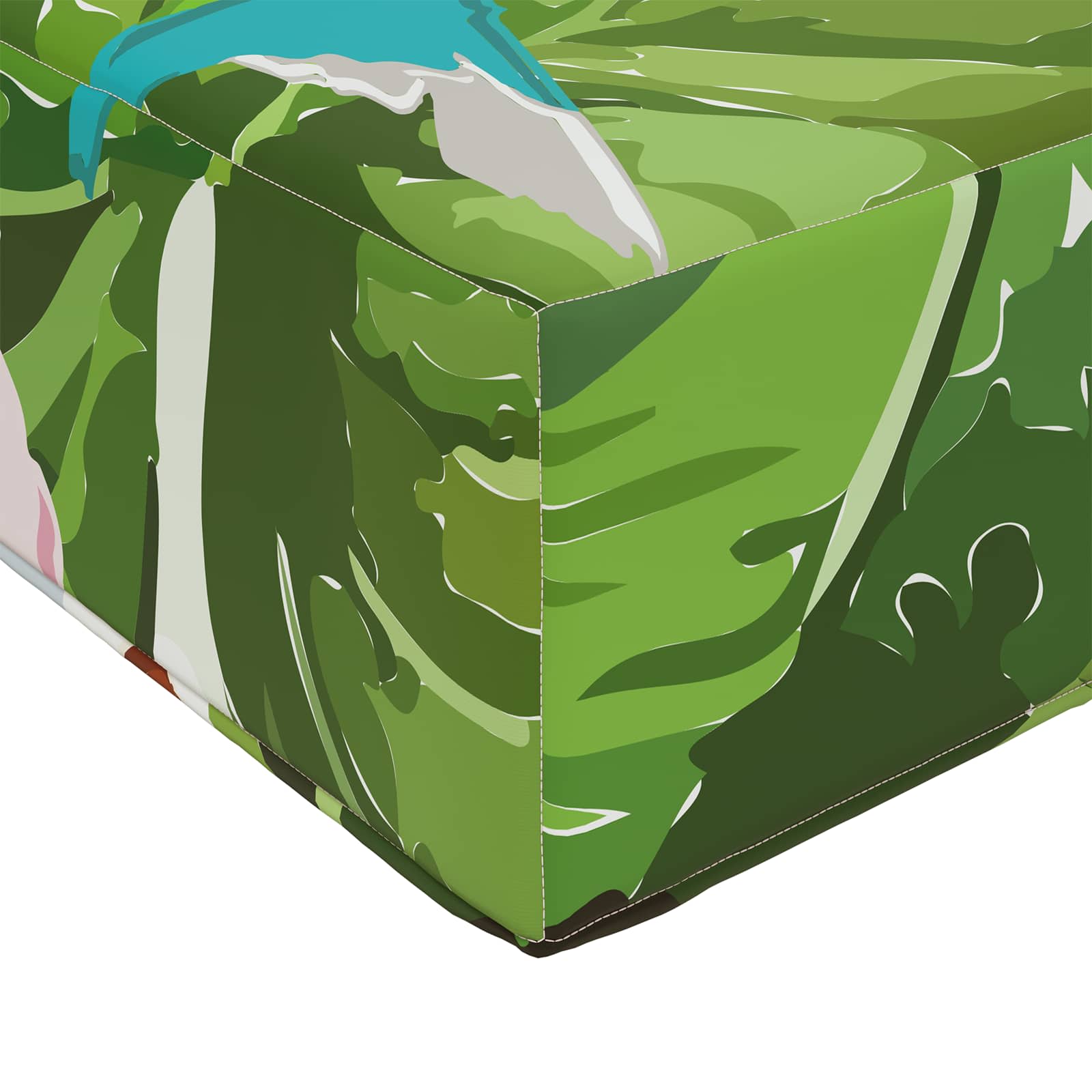 Kültéri ülőpárna színes 40 x 40 x 8 cm 100% poliészter