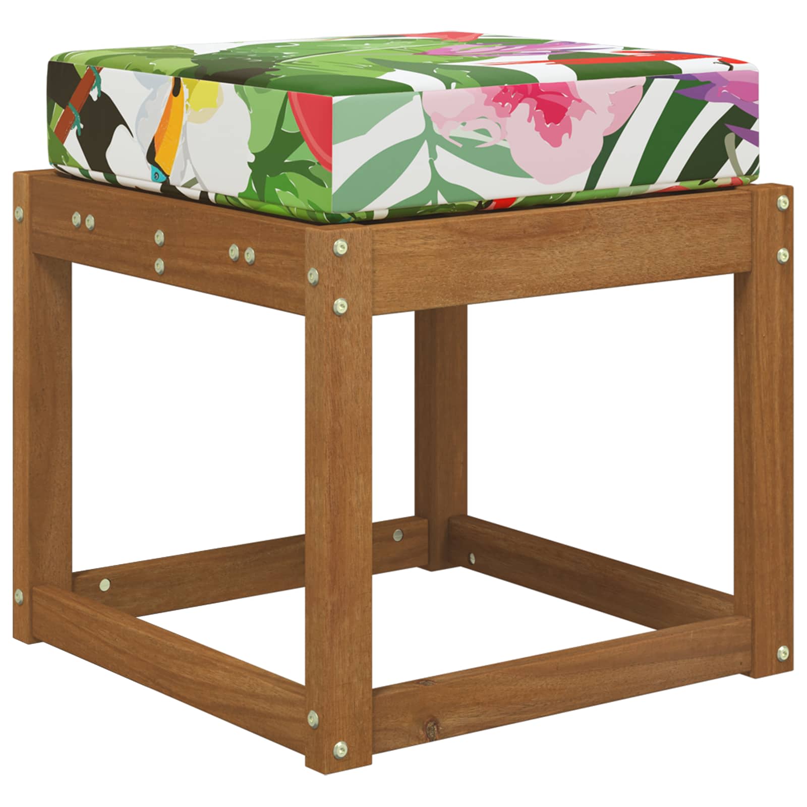 Kültéri ülőpárna színes 40 x 40 x 8 cm 100% poliészter