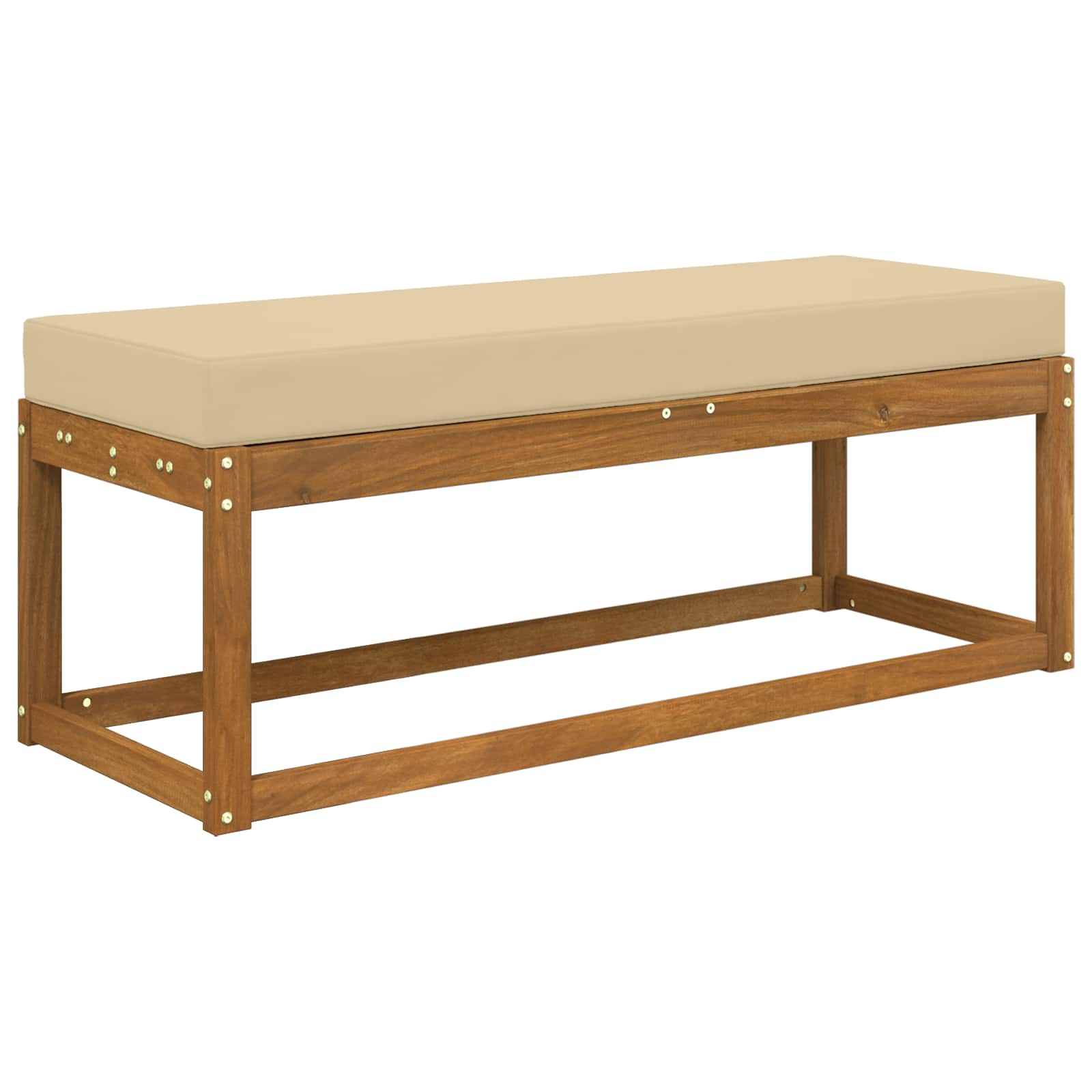 Kültéri ülőpárna bézs 115 x 40 x 8 cm 100% poliészter