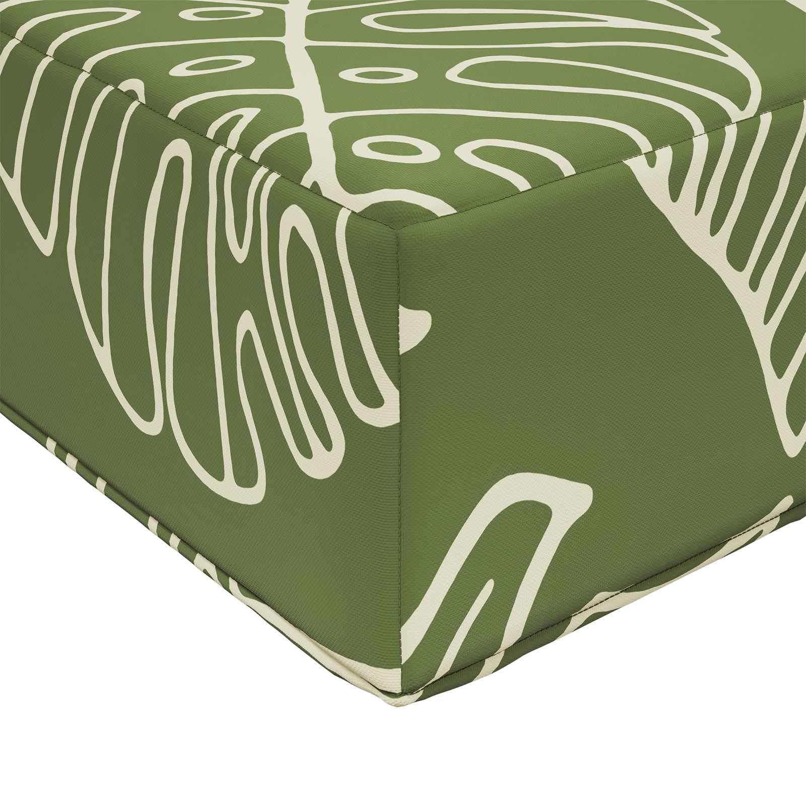 Ülőpárna levélminta 115 x 40 x 8 cm 100% poliészter