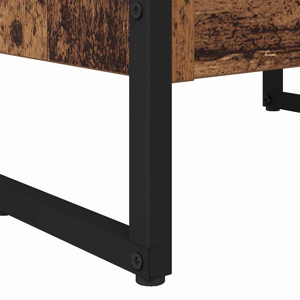 Könyvespolc öreg fa 80 x 30 x 155 cm faanyag
