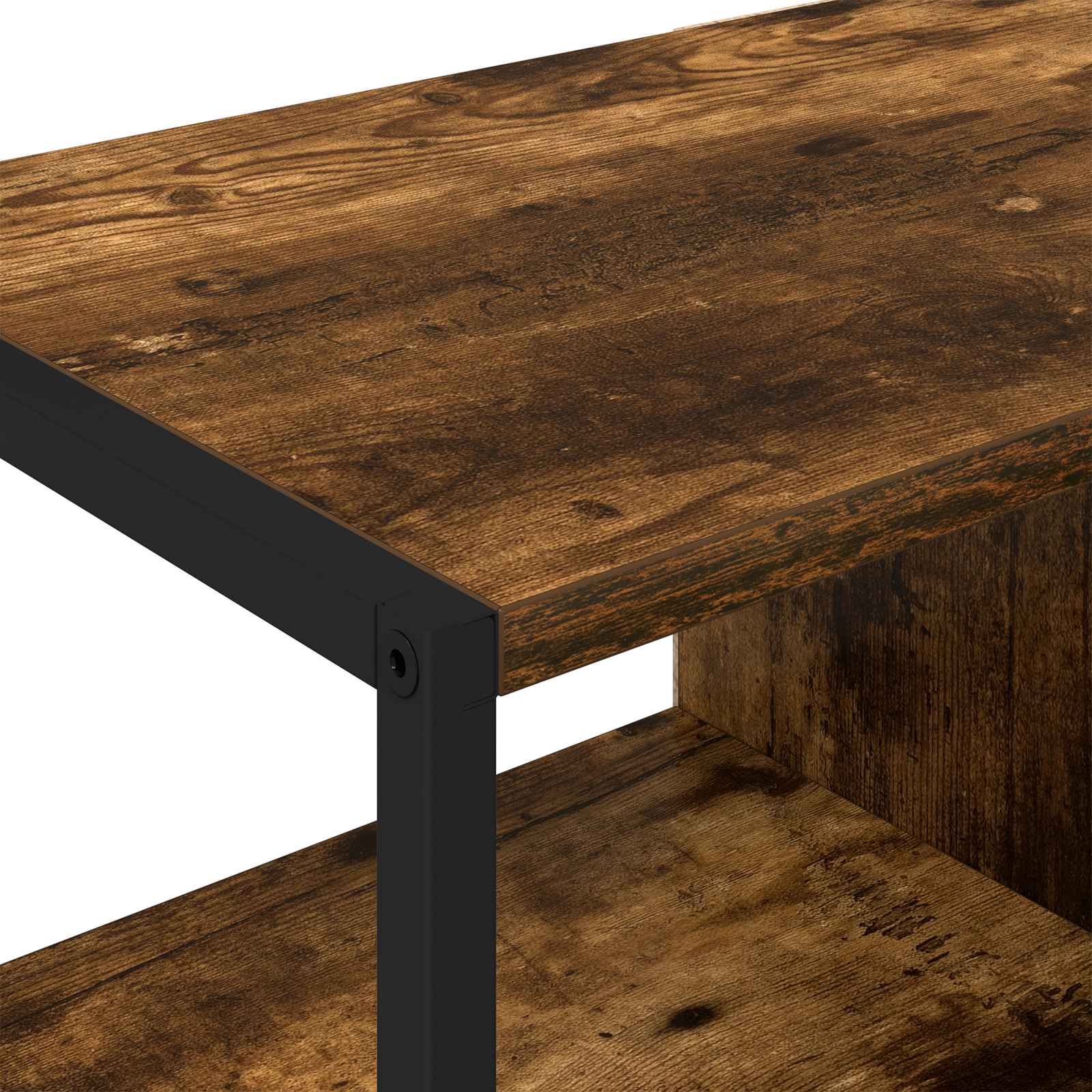 Oldalsó szekrény füstös tölgy 96.5 x 30 x 75 cm faanyag