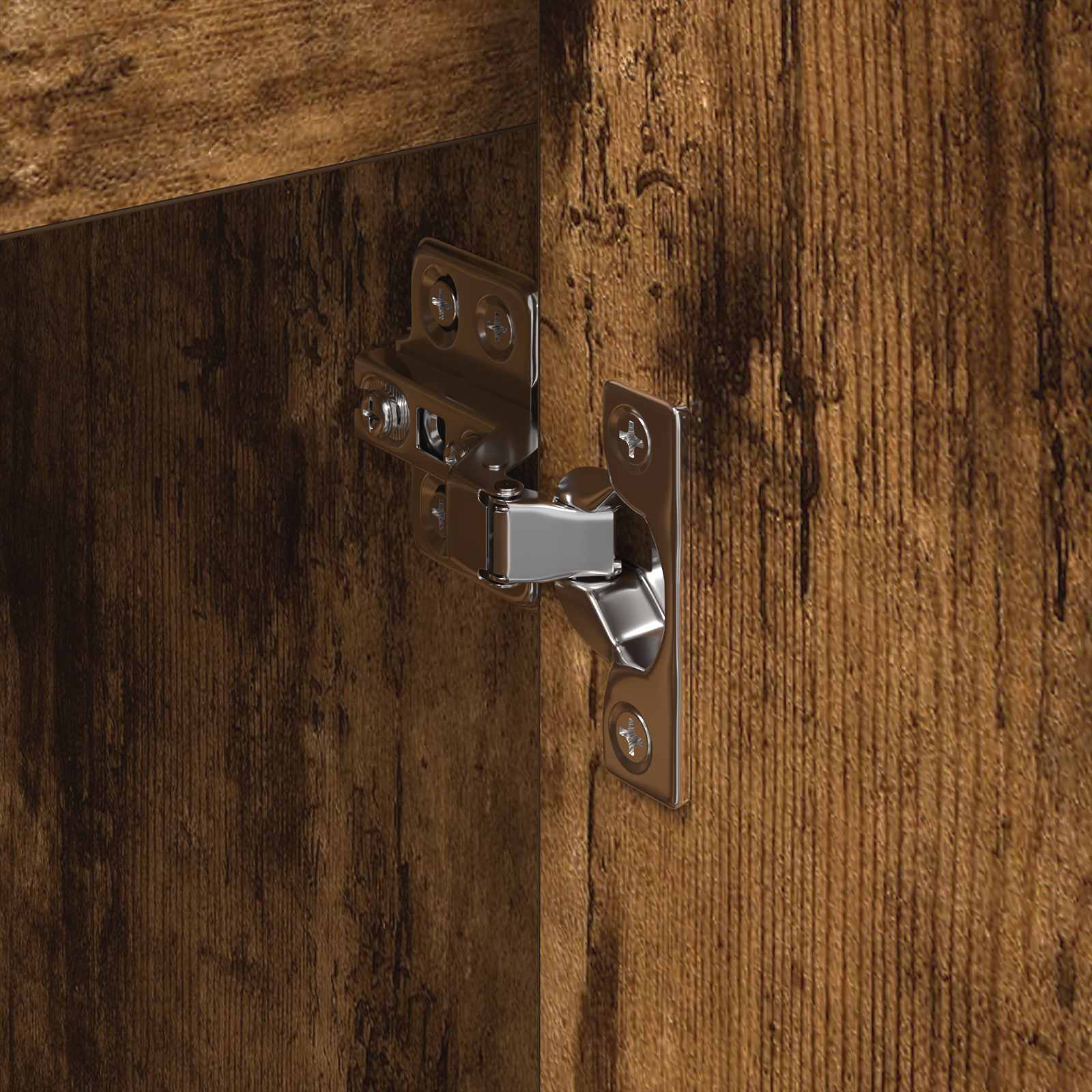 Oldalsó szekrény füstös tölgy 96.5 x 30 x 75 cm faanyag