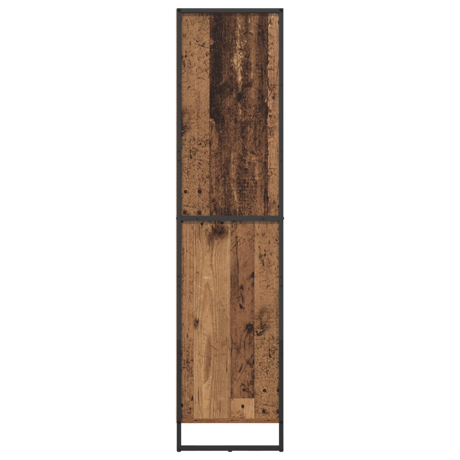 Könyvespolc fiókkal öreg fa 43 x 36 x 150,5 cm faanyag